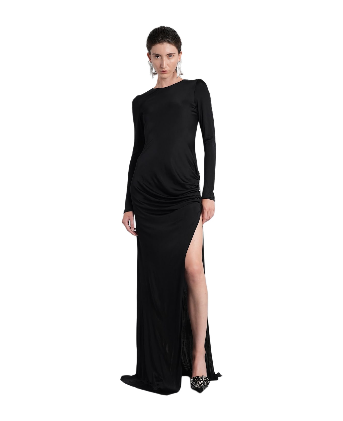 Giuseppe di Morabito Long Dress In Black Viscose - black