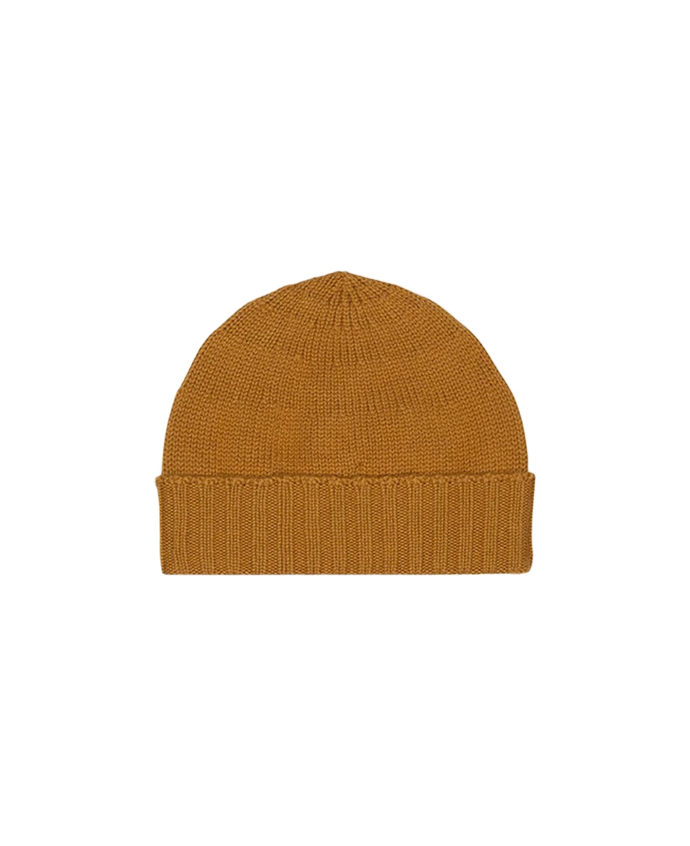 Larusmiani Cashmere Beanie Mount Baker Hat - Goldenrod 帽子