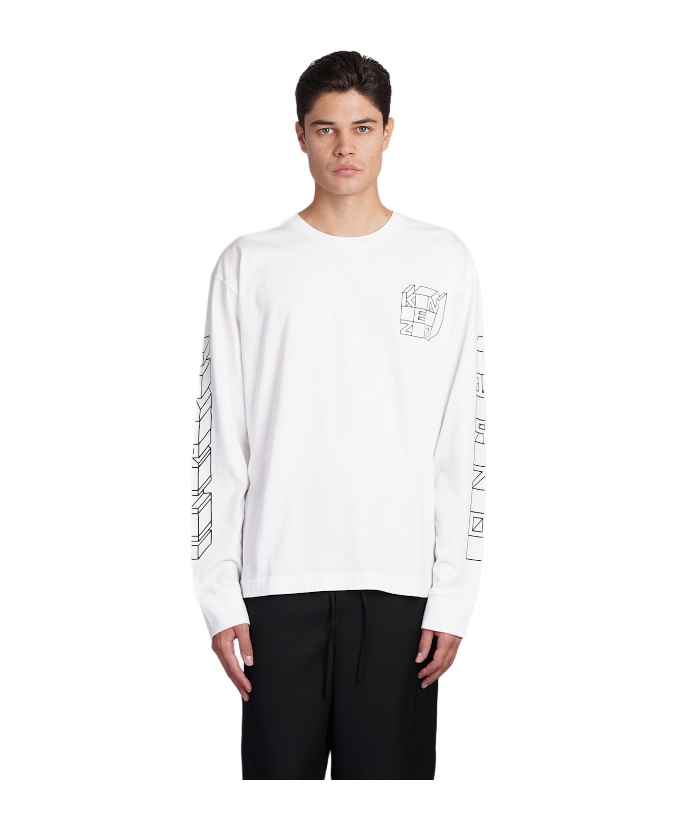 Kenzo T-shirt In White Cotton - white