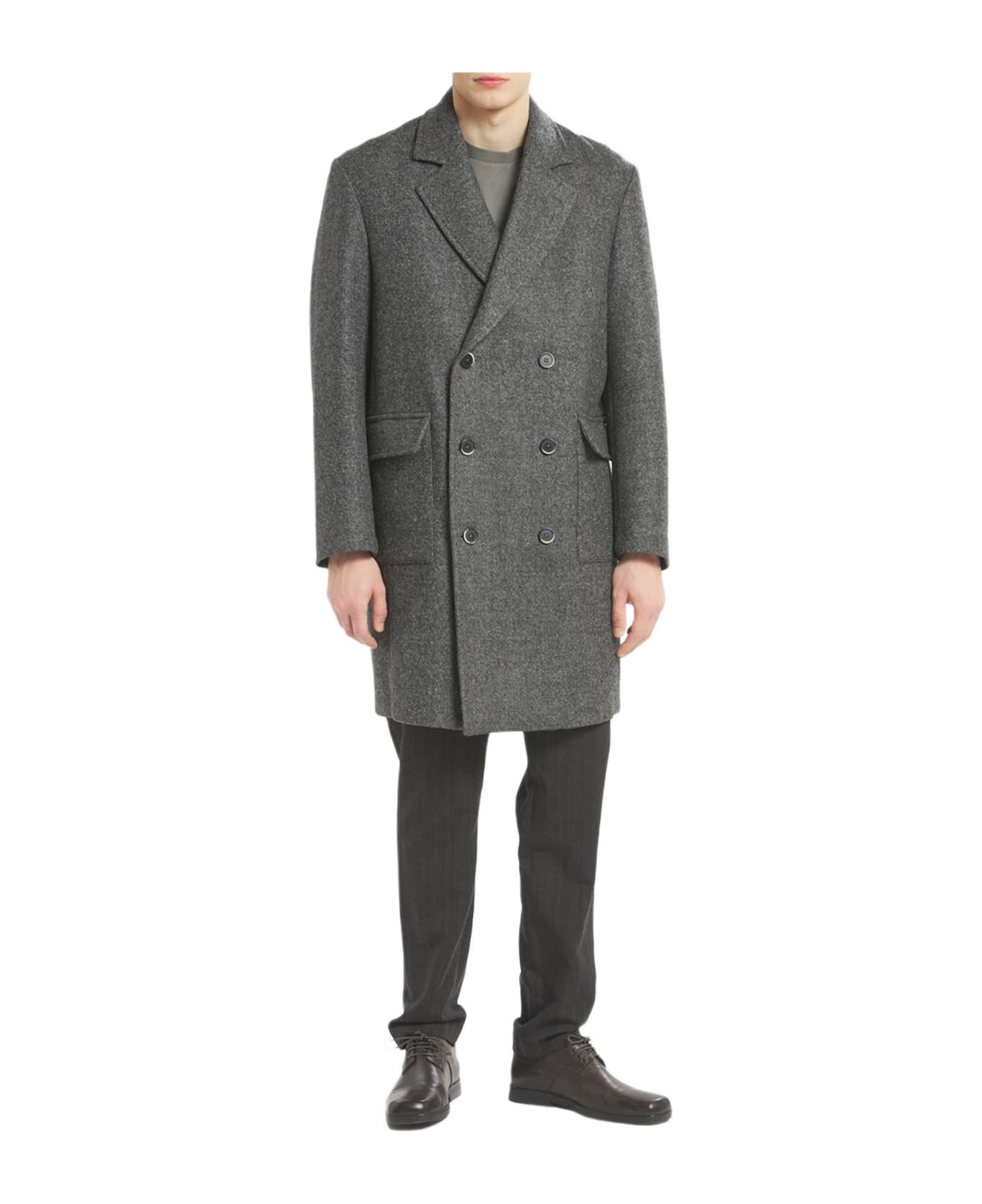 Barena Gazabin Granelo Coat - Grey