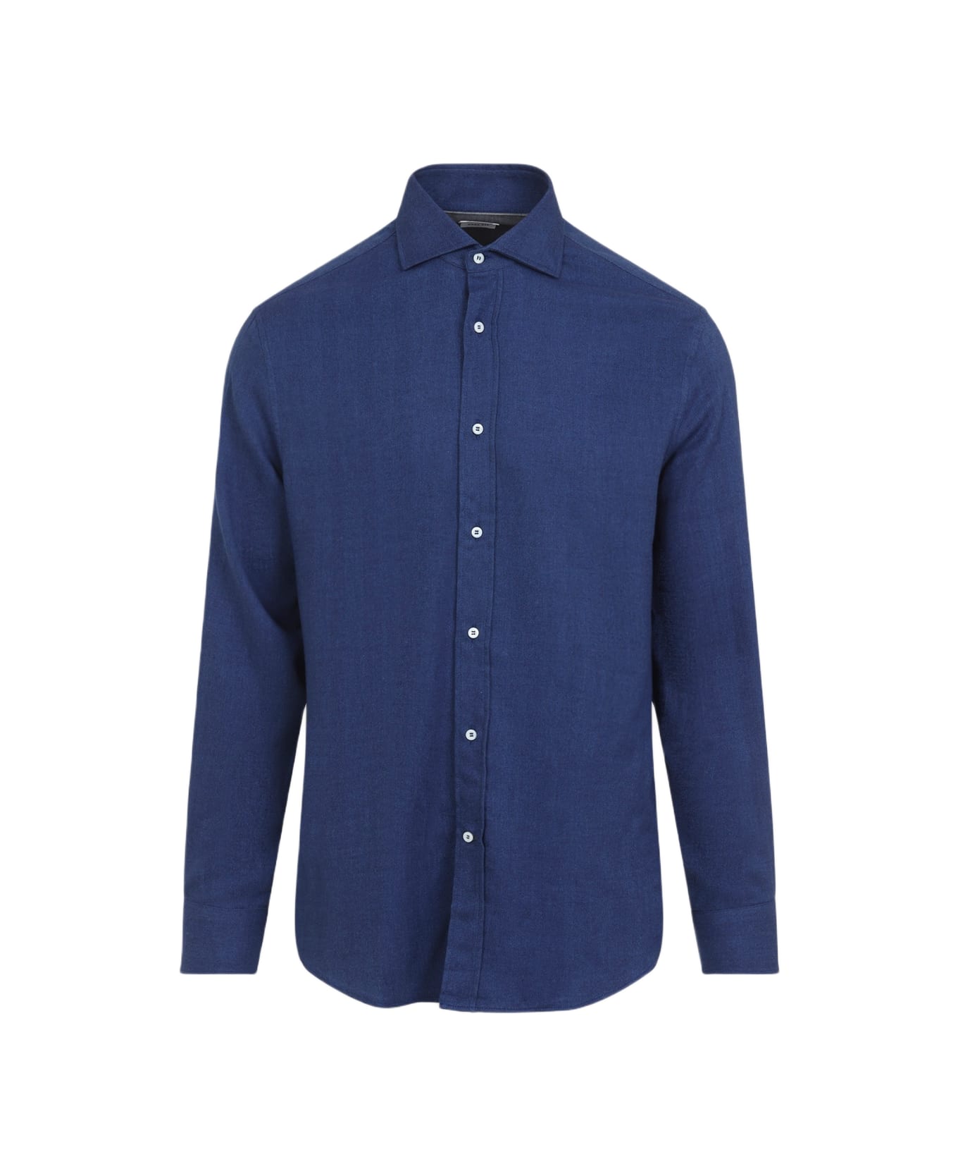 Brunello Cucinelli Flannel Shirt - Blu Colorato
