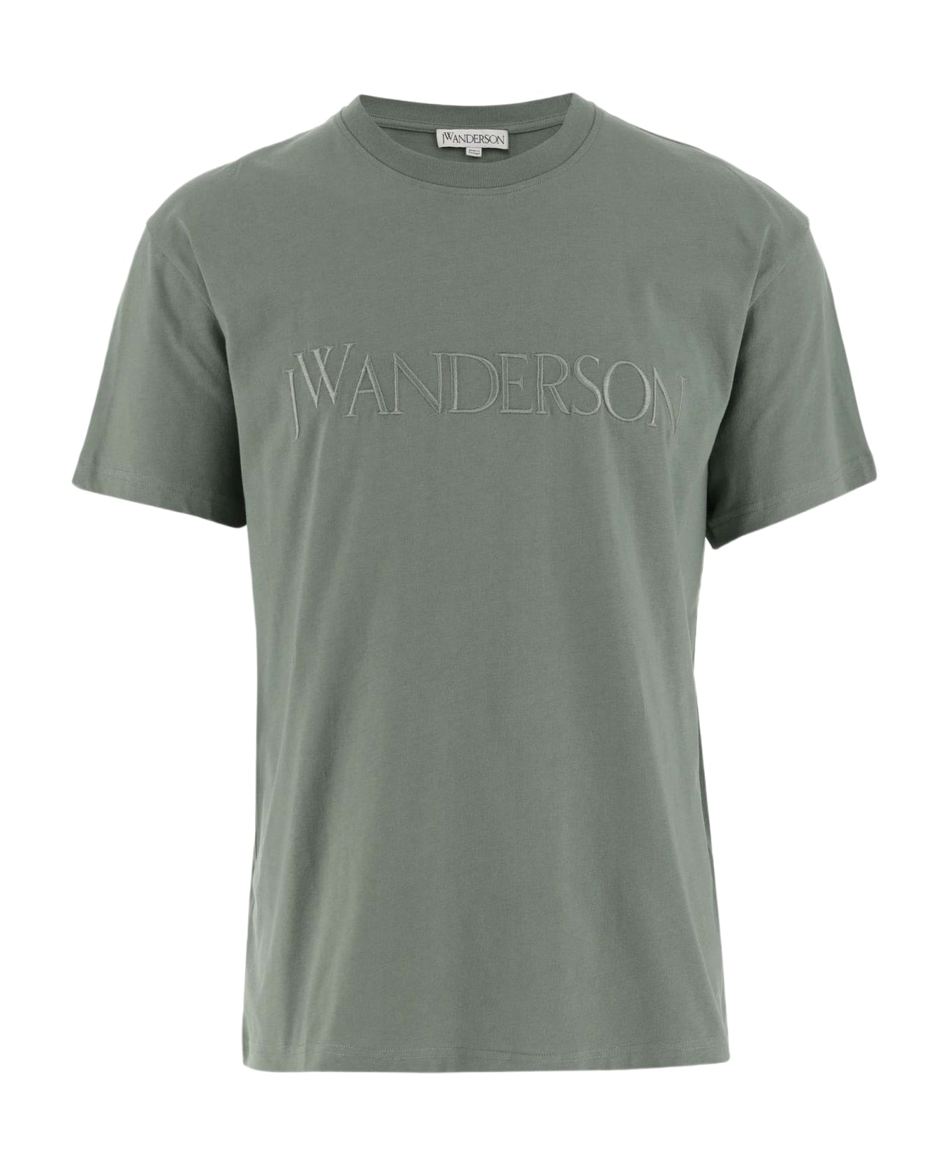 J.W. Anderson Cotton T-shirt With Logo - Green
