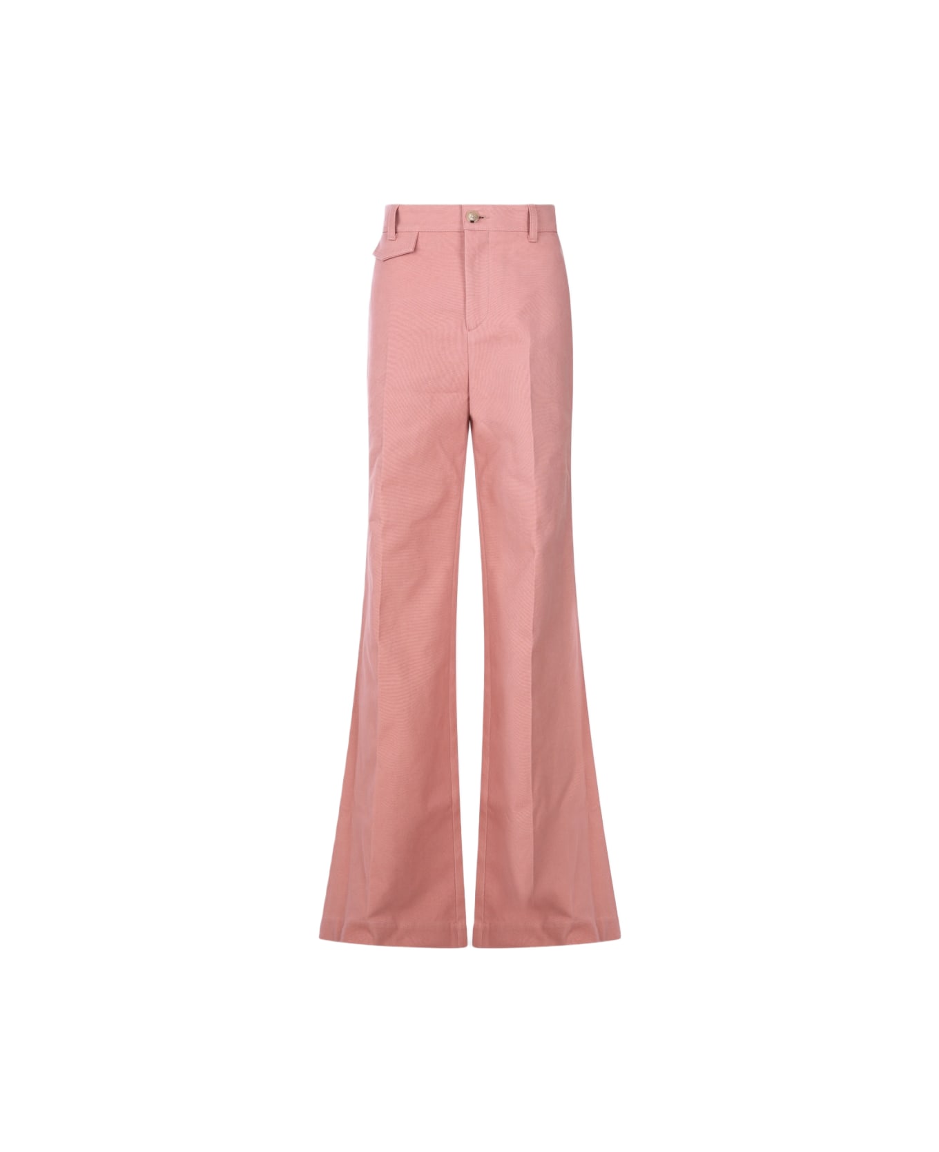 Chloé Pink Cotton Pants - WILD PINK