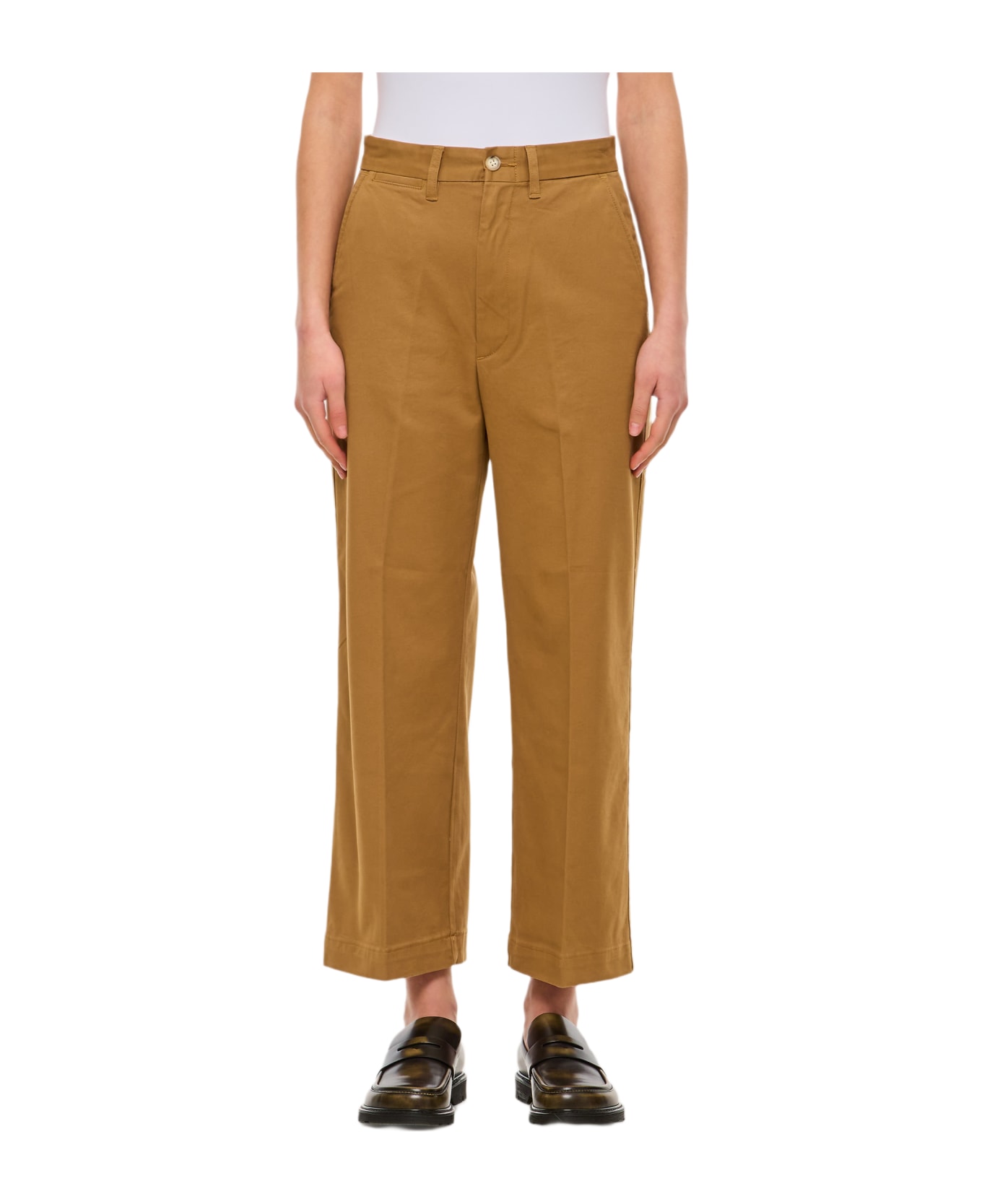 Polo Ralph Lauren Wide Leg Chino Pants - Beige