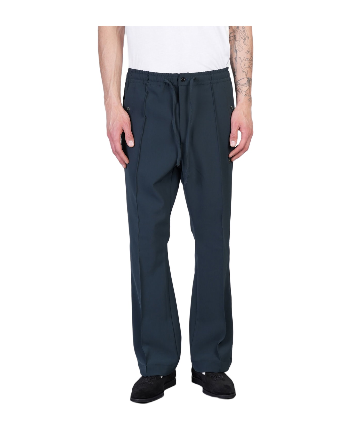 Needles Pants In Green Polyester - green