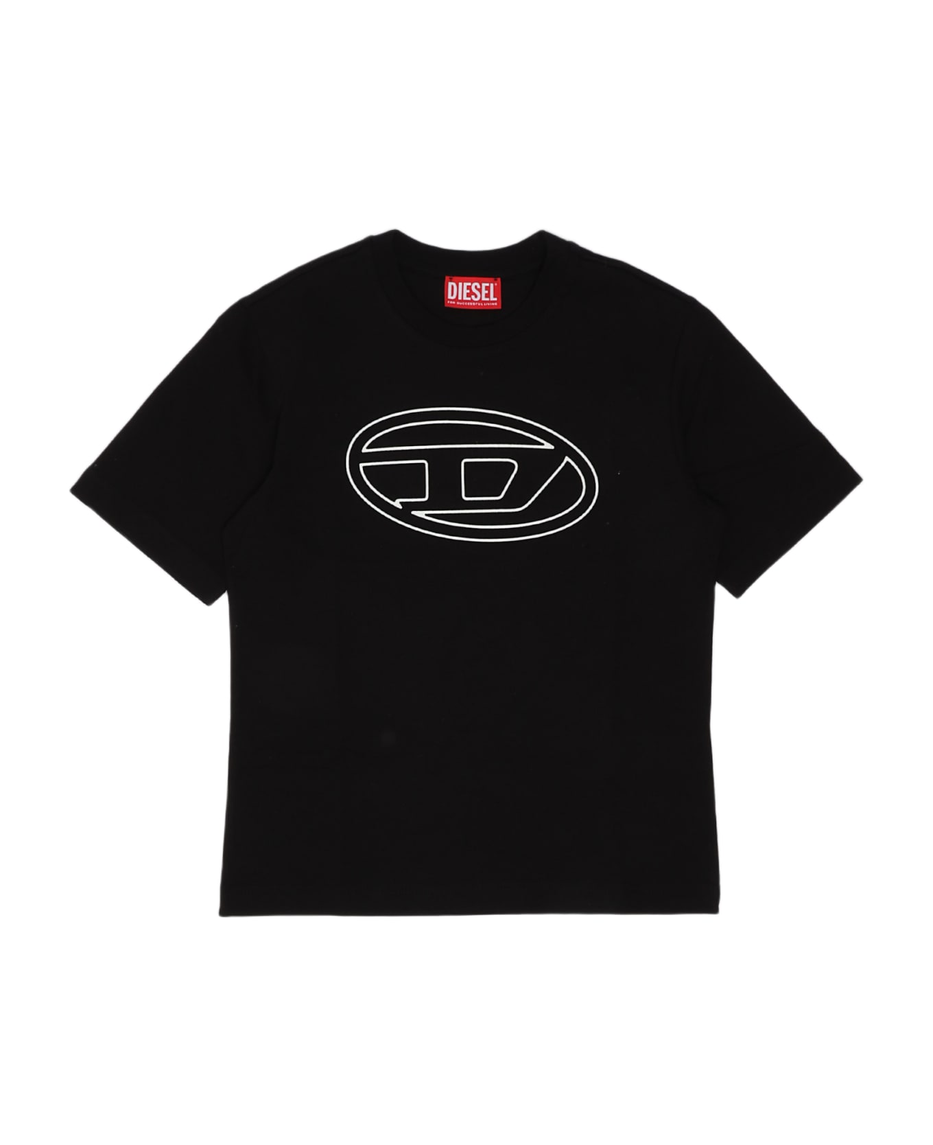 Diesel Justbigoval Over T-shirt - NERO Tシャツ＆ポロシャツ