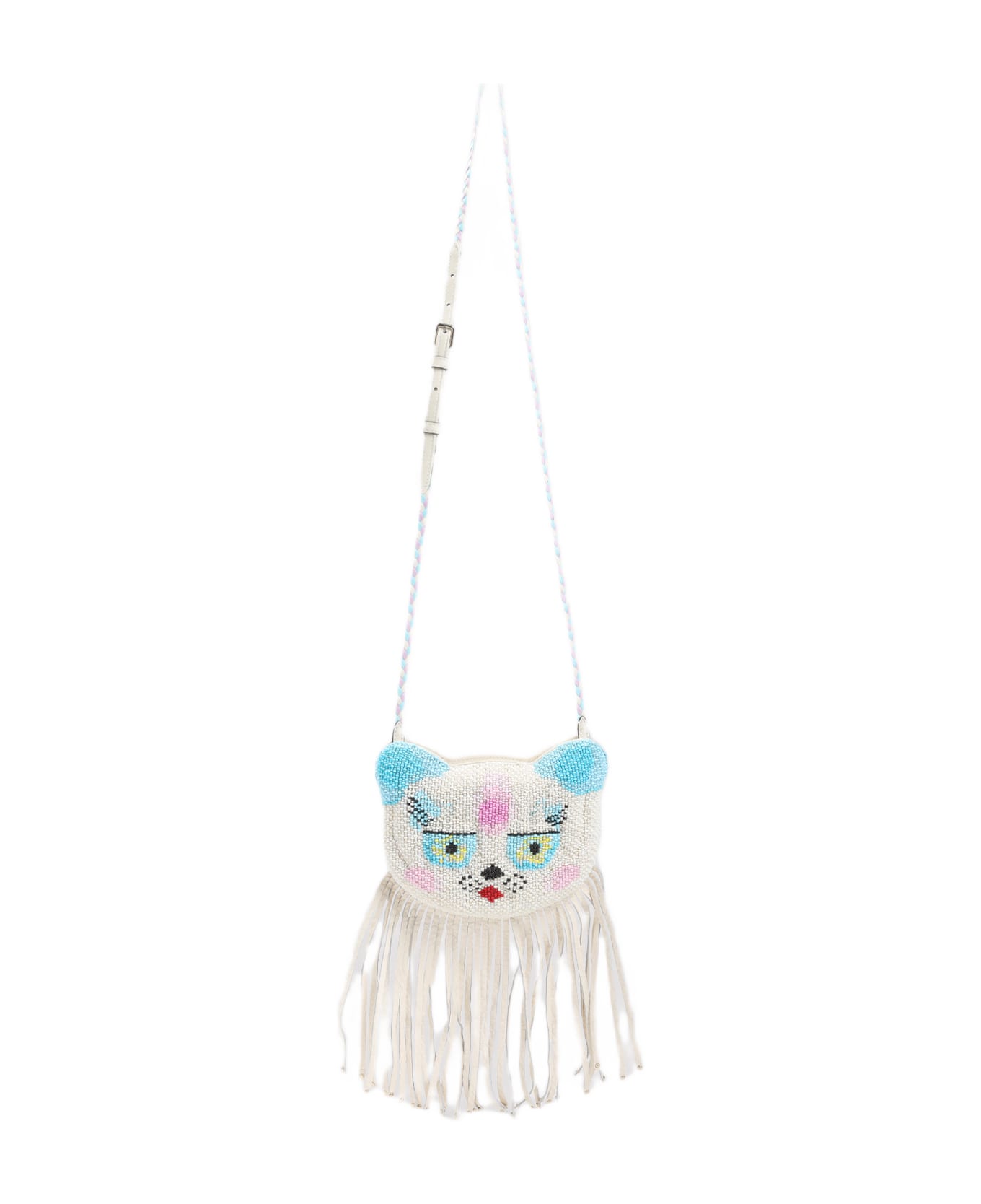 Valentino Garavani Le Chat De La Maison Clutch - W Multicolor Butter White Light Ivory