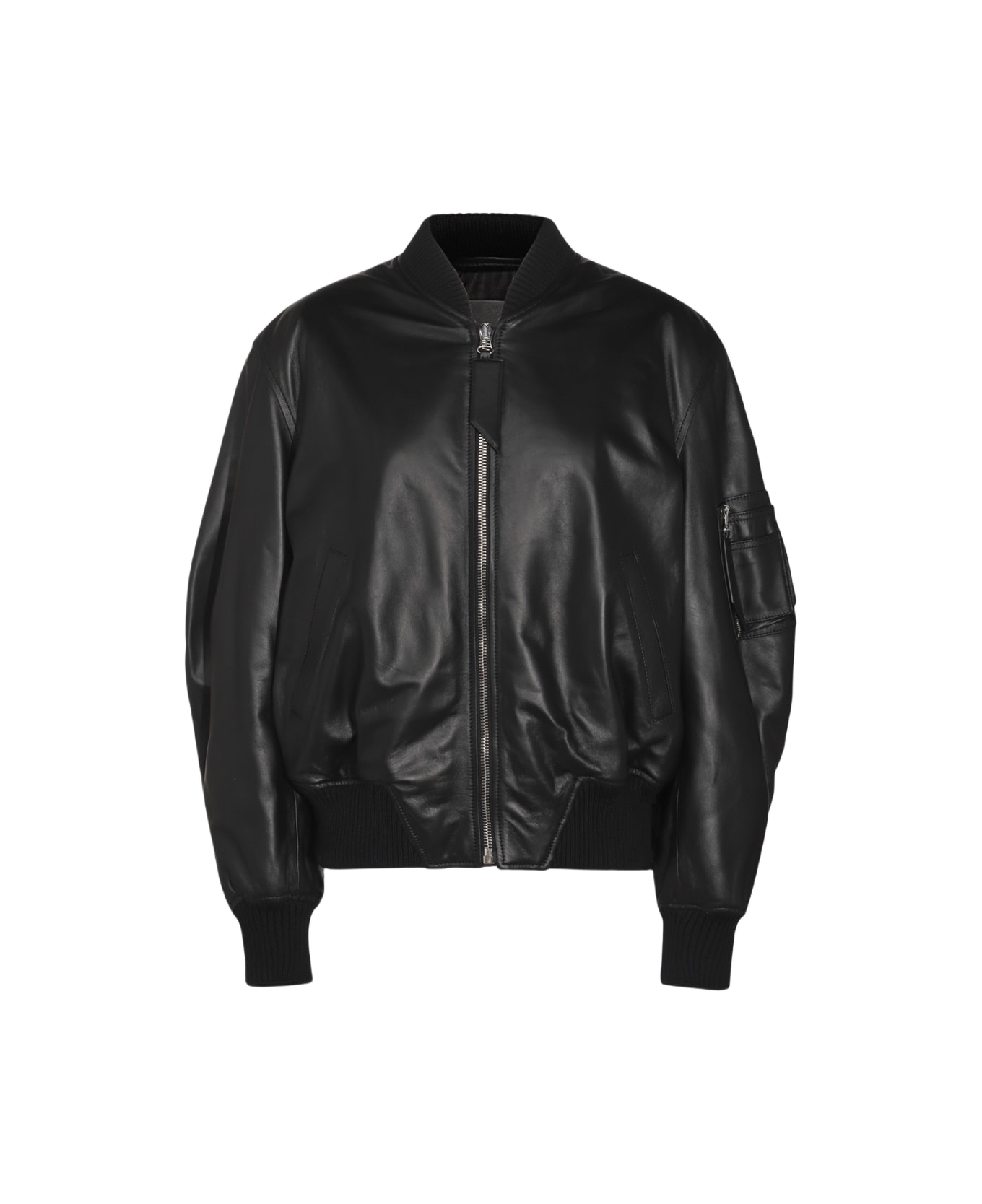 The Attico Black Leather Jackets | italist