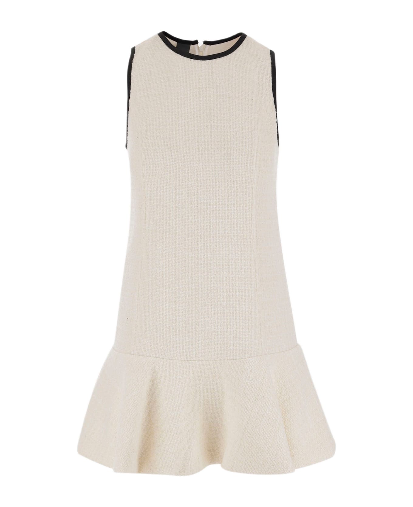 Pinko Cotton Blend Dress - White