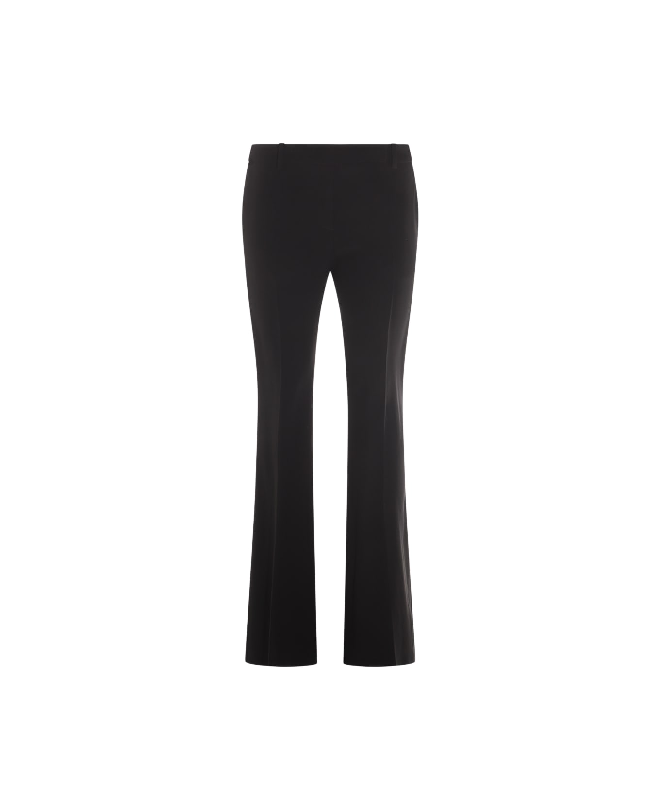 Alexander McQueen Black Viscose Pants - Black
