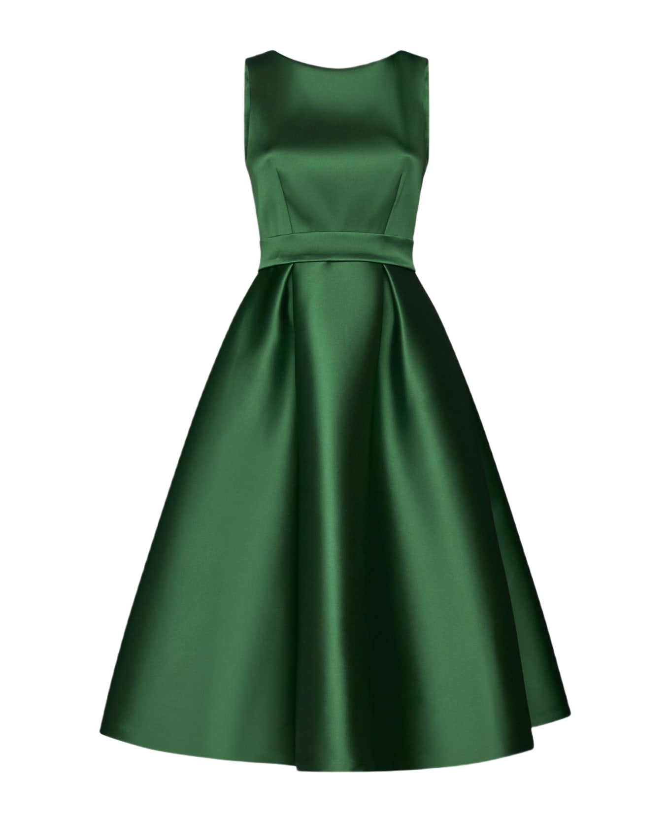 Parosh Papavero Duchesse Dress - Verde