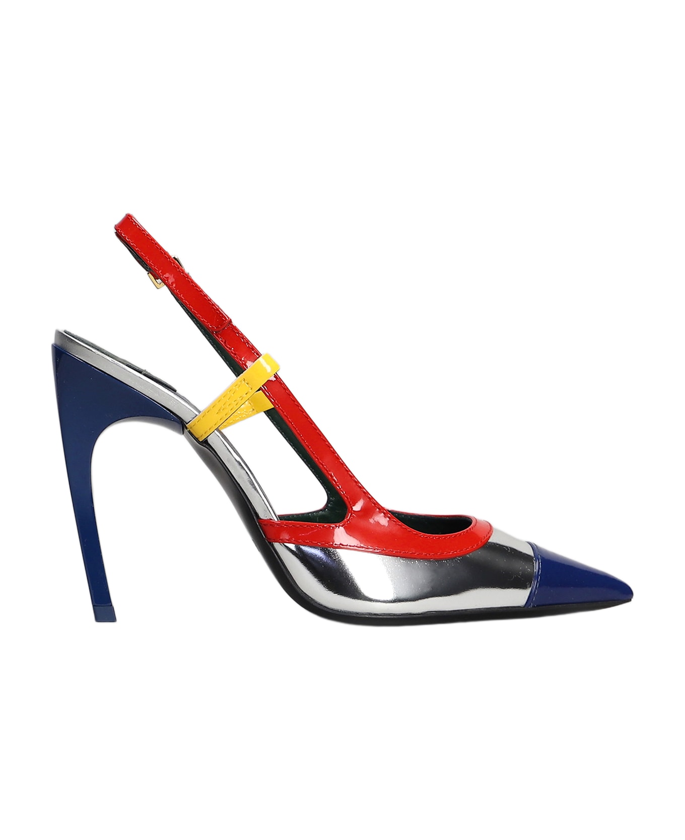 Casablanca Pumps In Multicolor Leather - multicolor