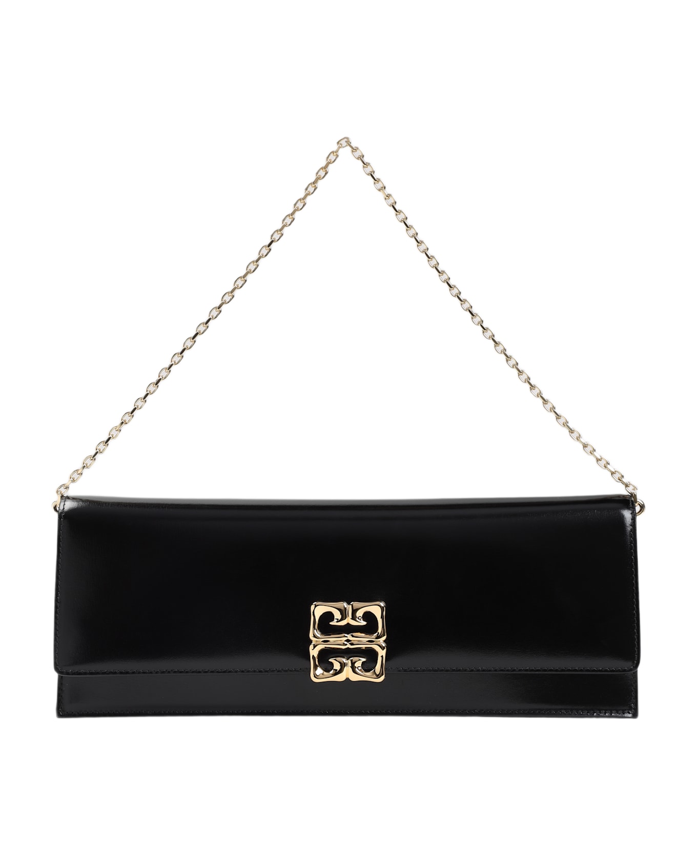 Givenchy 4g Liquid Clutch - Black