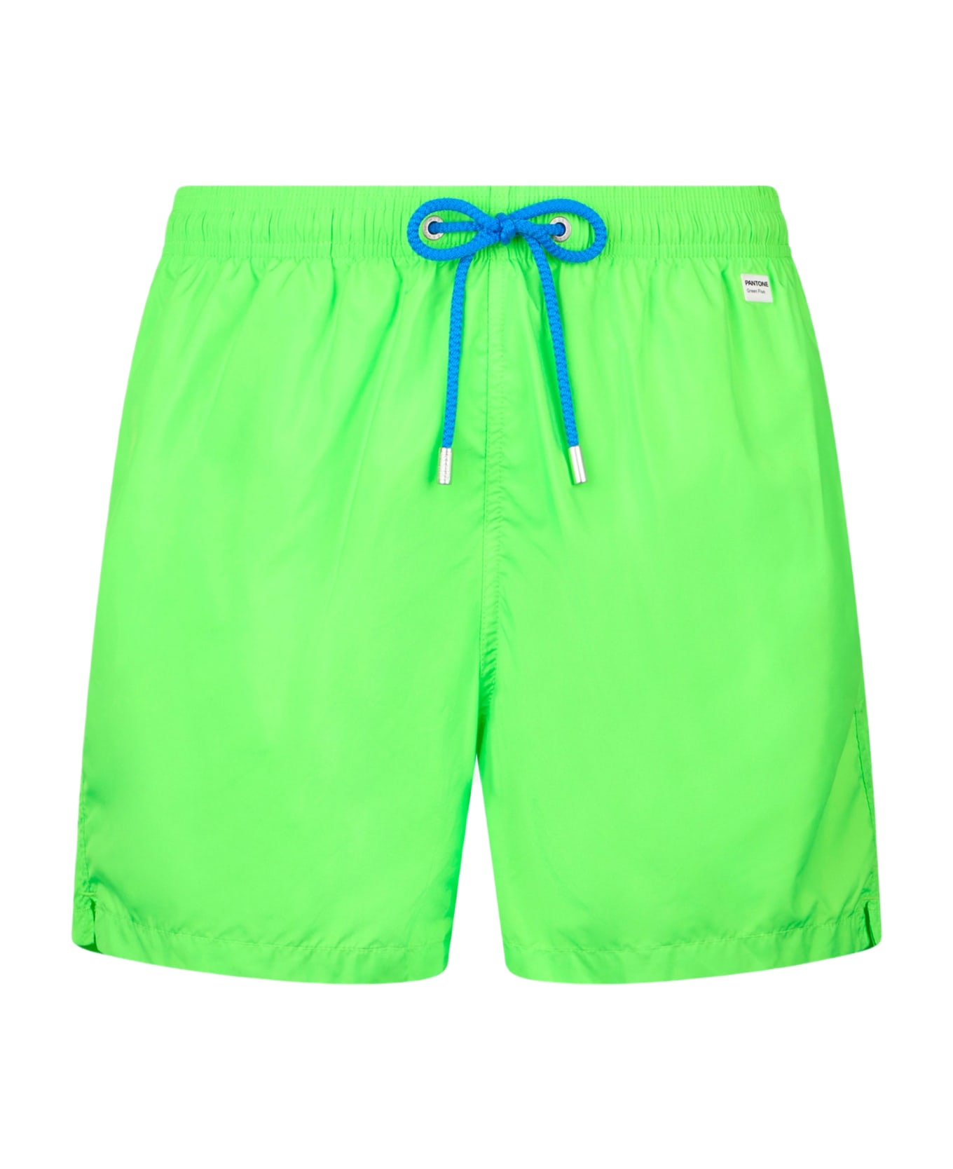 MC2 Saint Barth Man Lightweight Fabric Fluo Green Swim Shorts Lighting Pantone | Pantone® Special Edition - FLUO