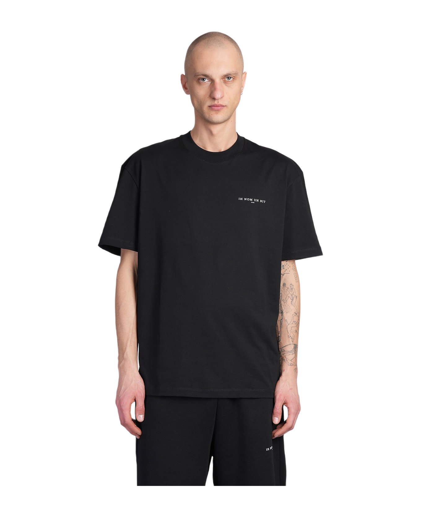ih nom uh nit T-shirt In Black Cotton - black
