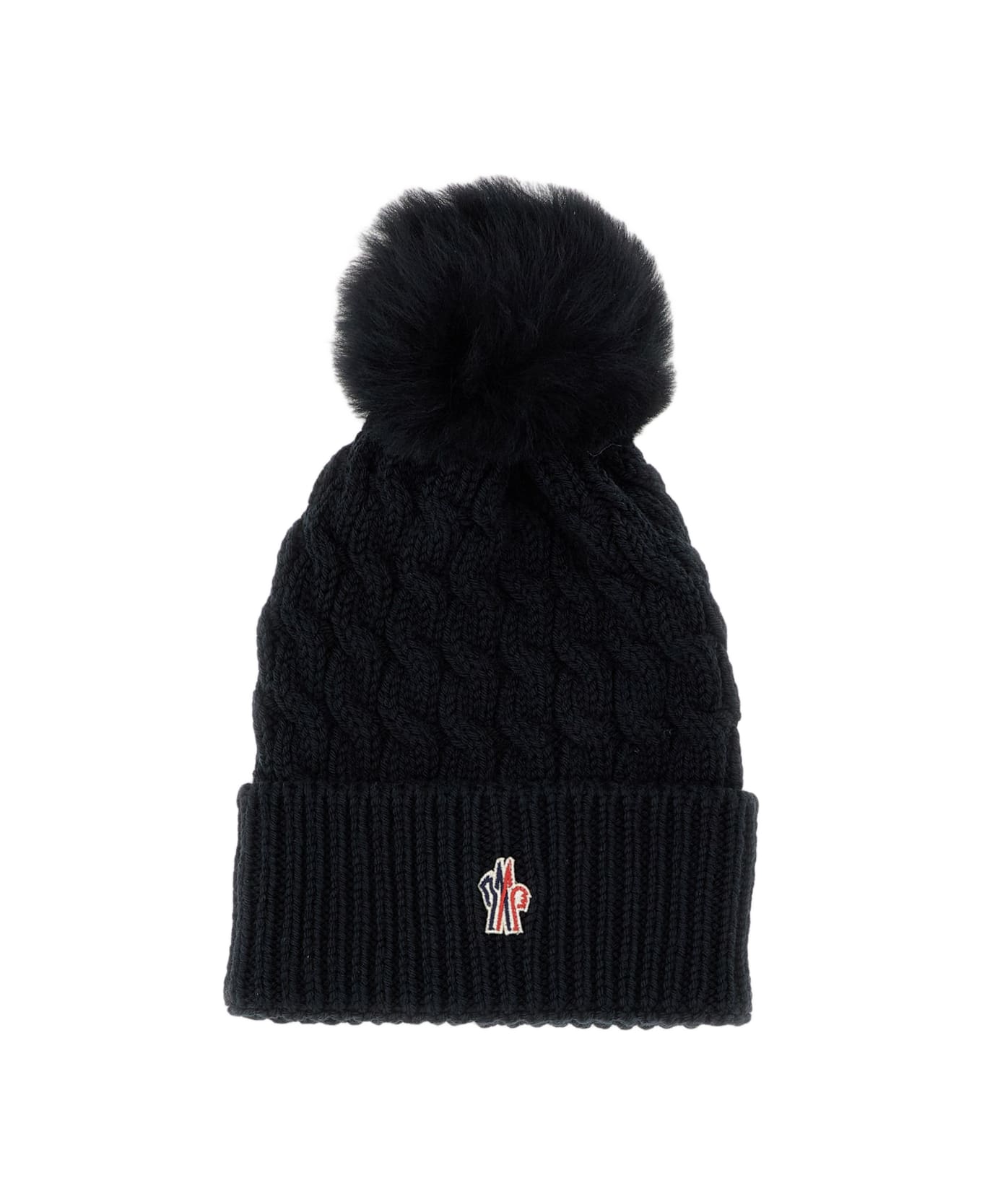 Moncler Grenoble Wool Hat - BLACK