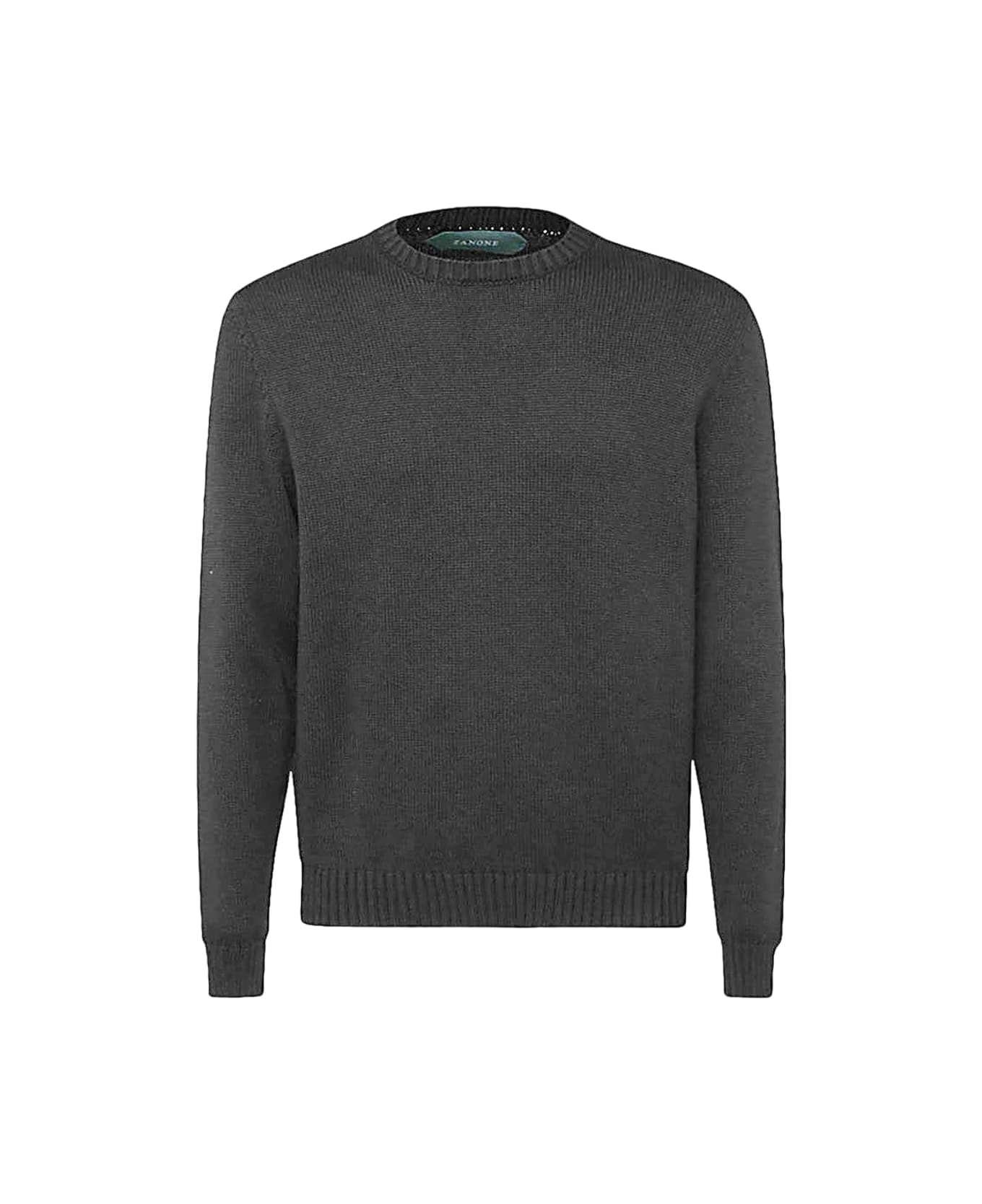 Zanone Grey Wool Sweater - Grey ニットウェア