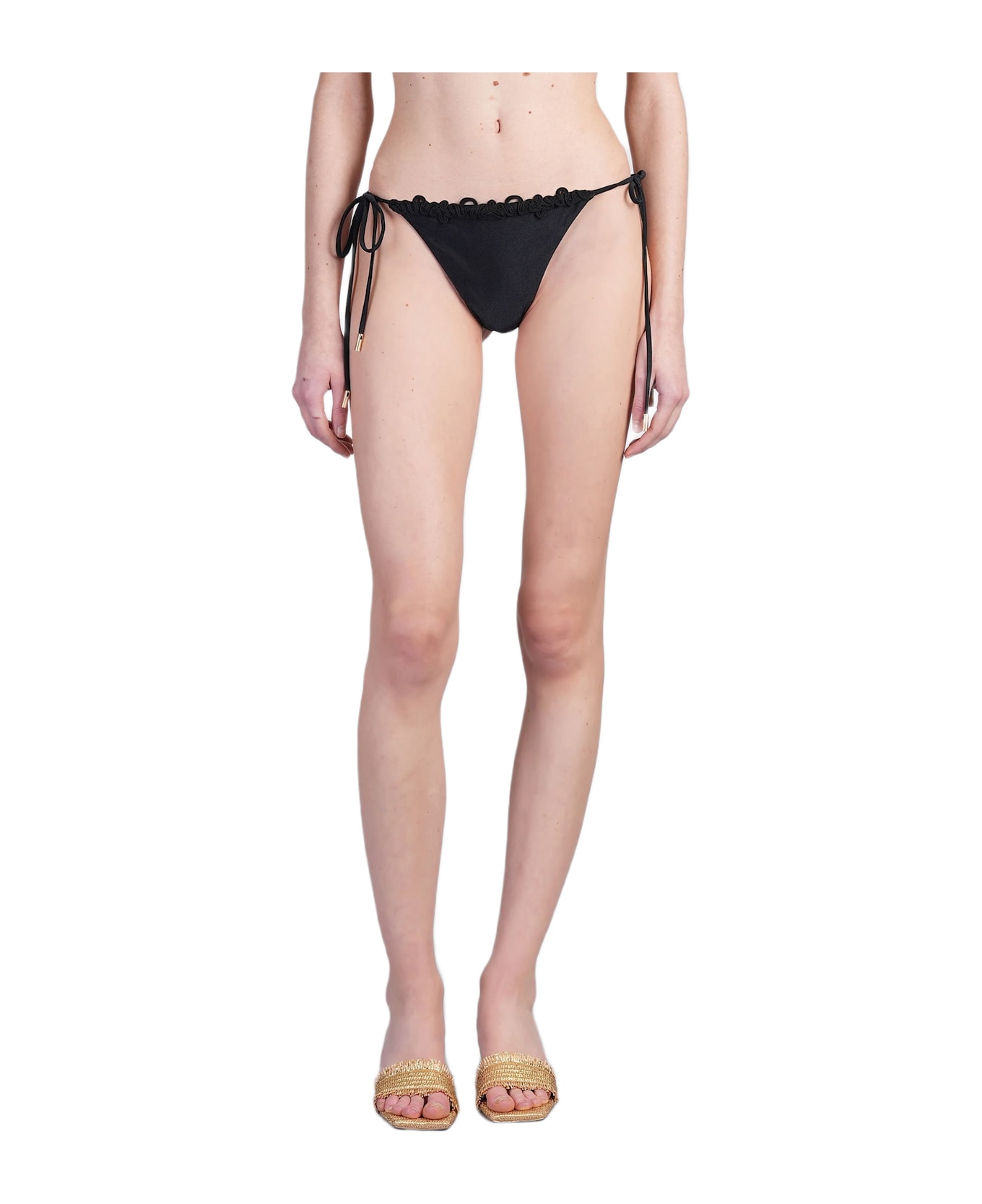 Cult Gaia Irina Beachwear In Black Polyamide - black
