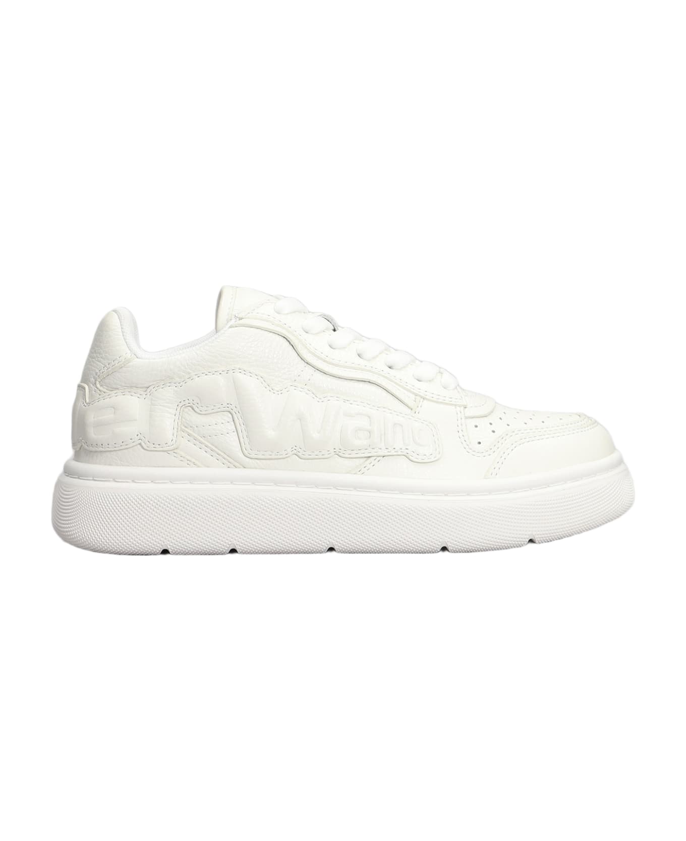 Alexander Wang Sneakers In White Leather - white