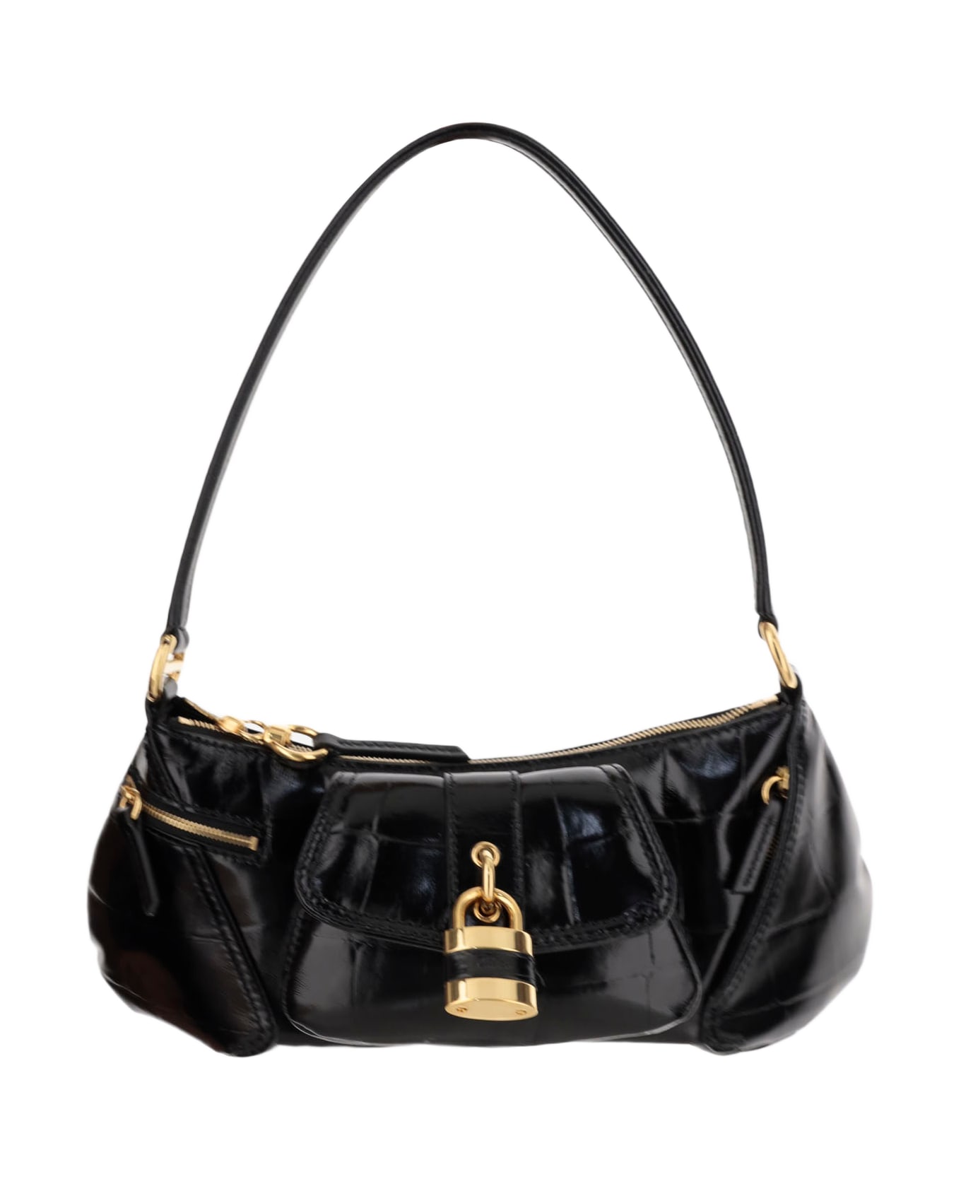 Chloé The 99 Leather Shoulder Bag - Black