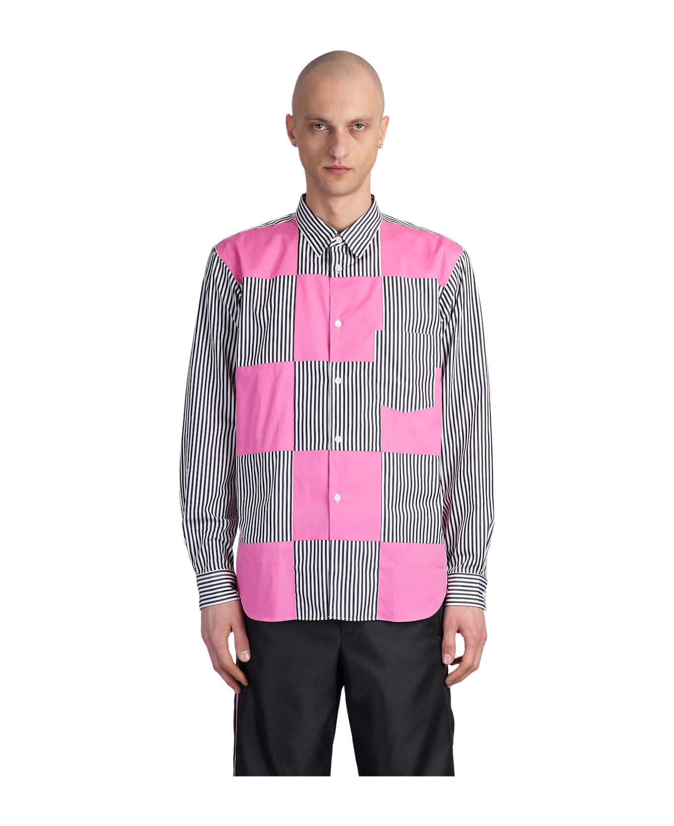 Comme Des Garçons Homme Plus Shirt In White Cotton - white