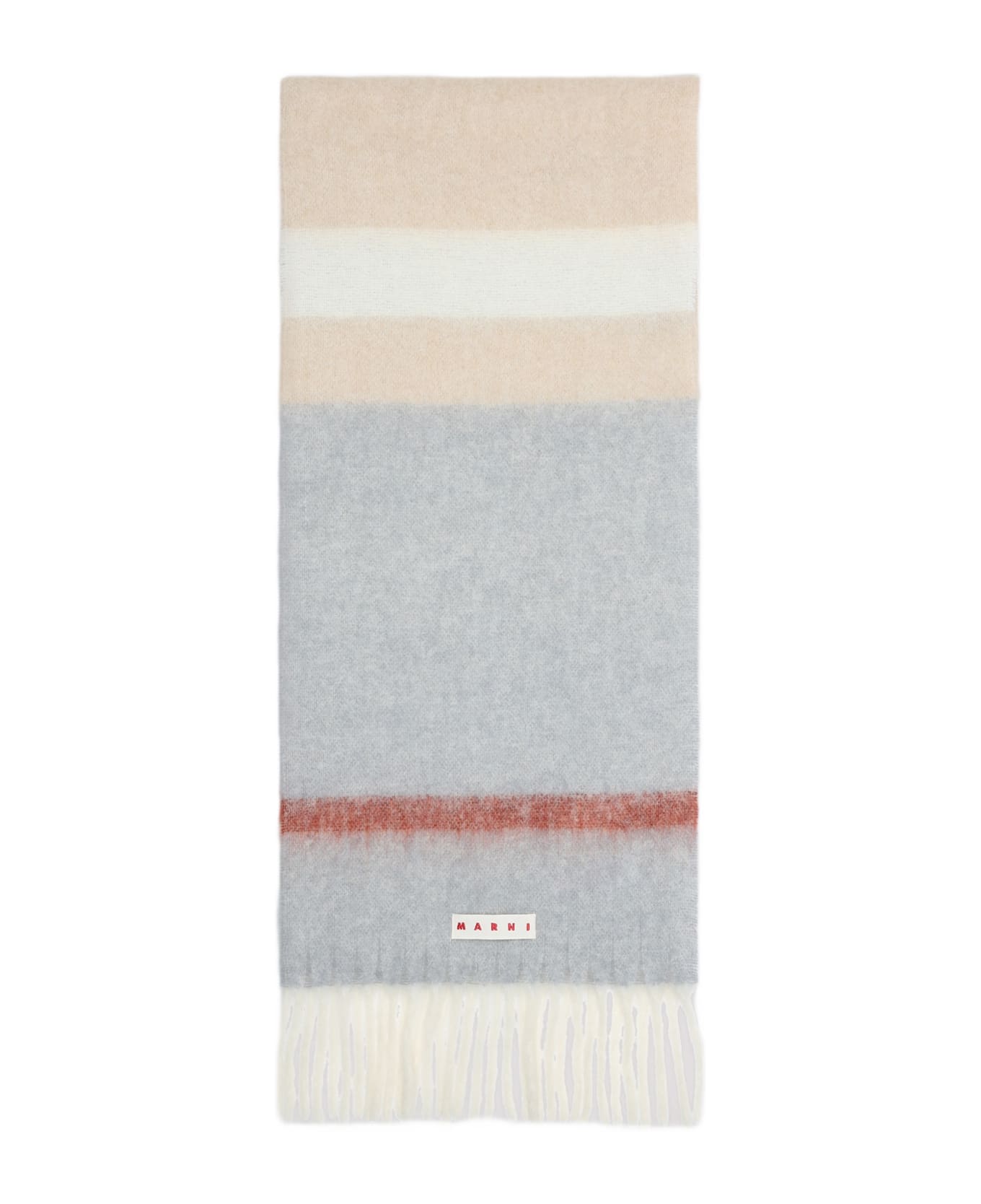 Marni Alpaca And Mohair Scarf - Moccasin