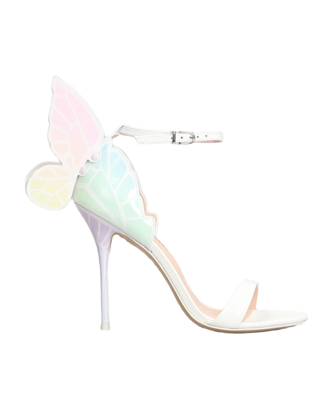 Sophia Webster Chiara Sandals In White Leather - white