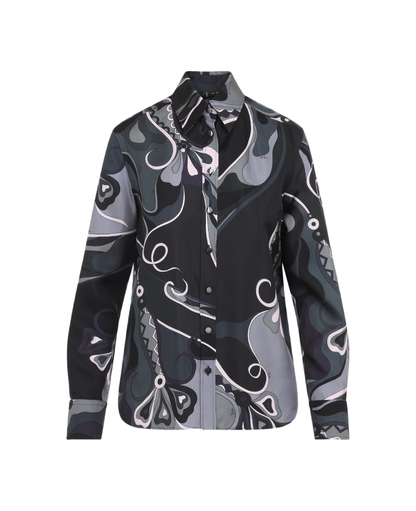 Pucci Silk Shirt - Black Pink