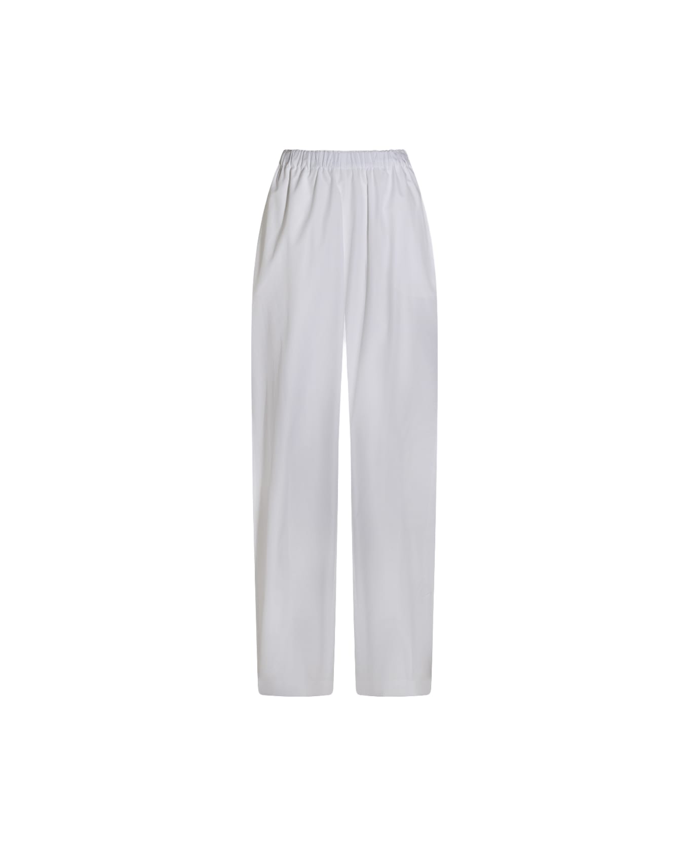 Fabiana Filippi White Cotton Pants - White