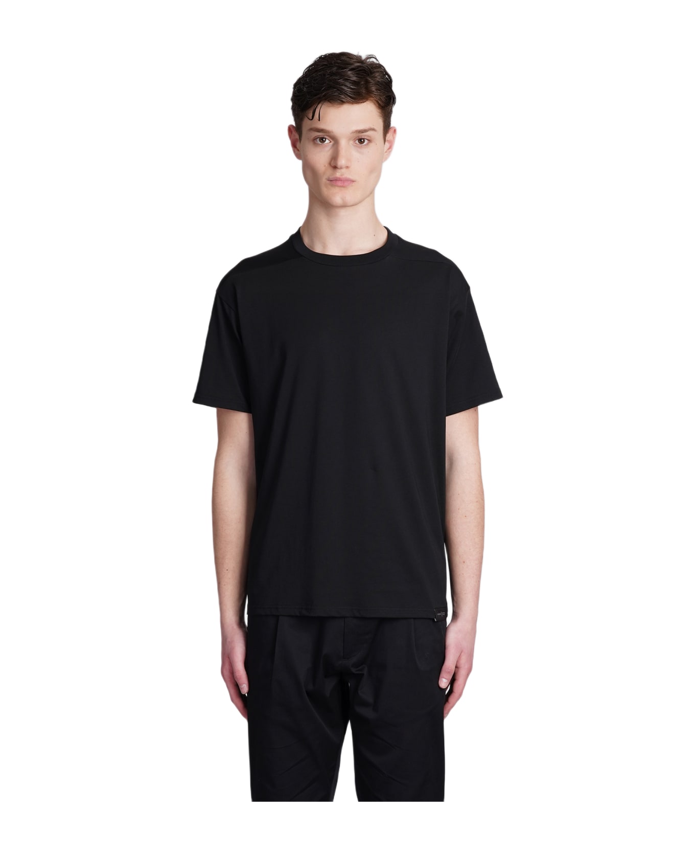 Low Brand B229 T-shirt In Black Cotton - black