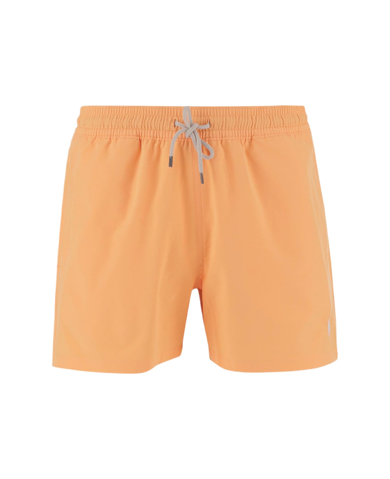 Polo Ralph Lauren Fluo Orange Stretch Polyester Swimming Shorts - KEYWESTORANGE