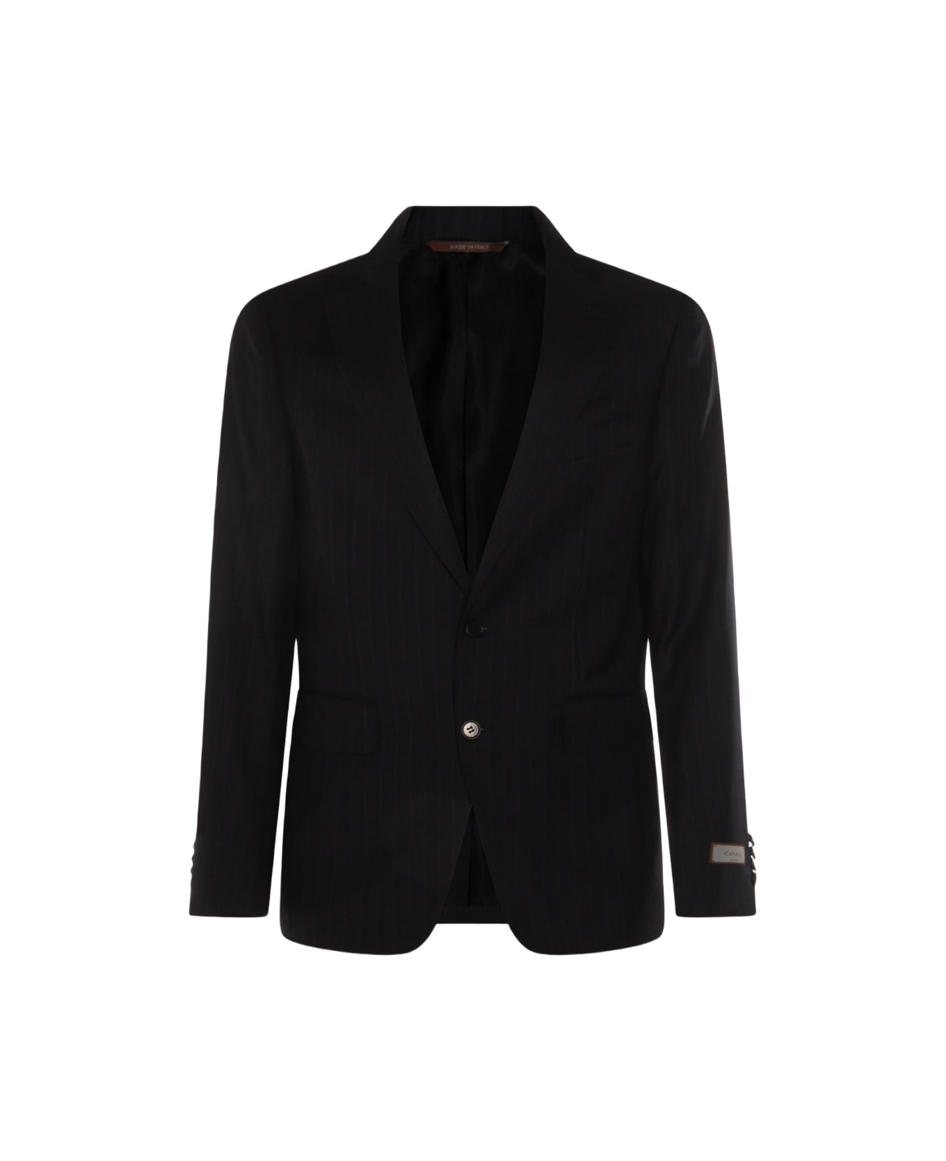 Canali Black Wool Suits