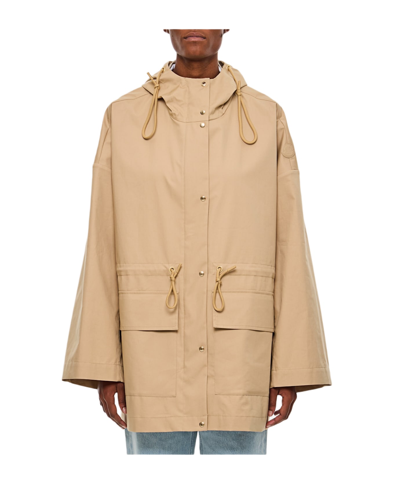 Moncler Gaillon Hooded Parka In Cotton - 209