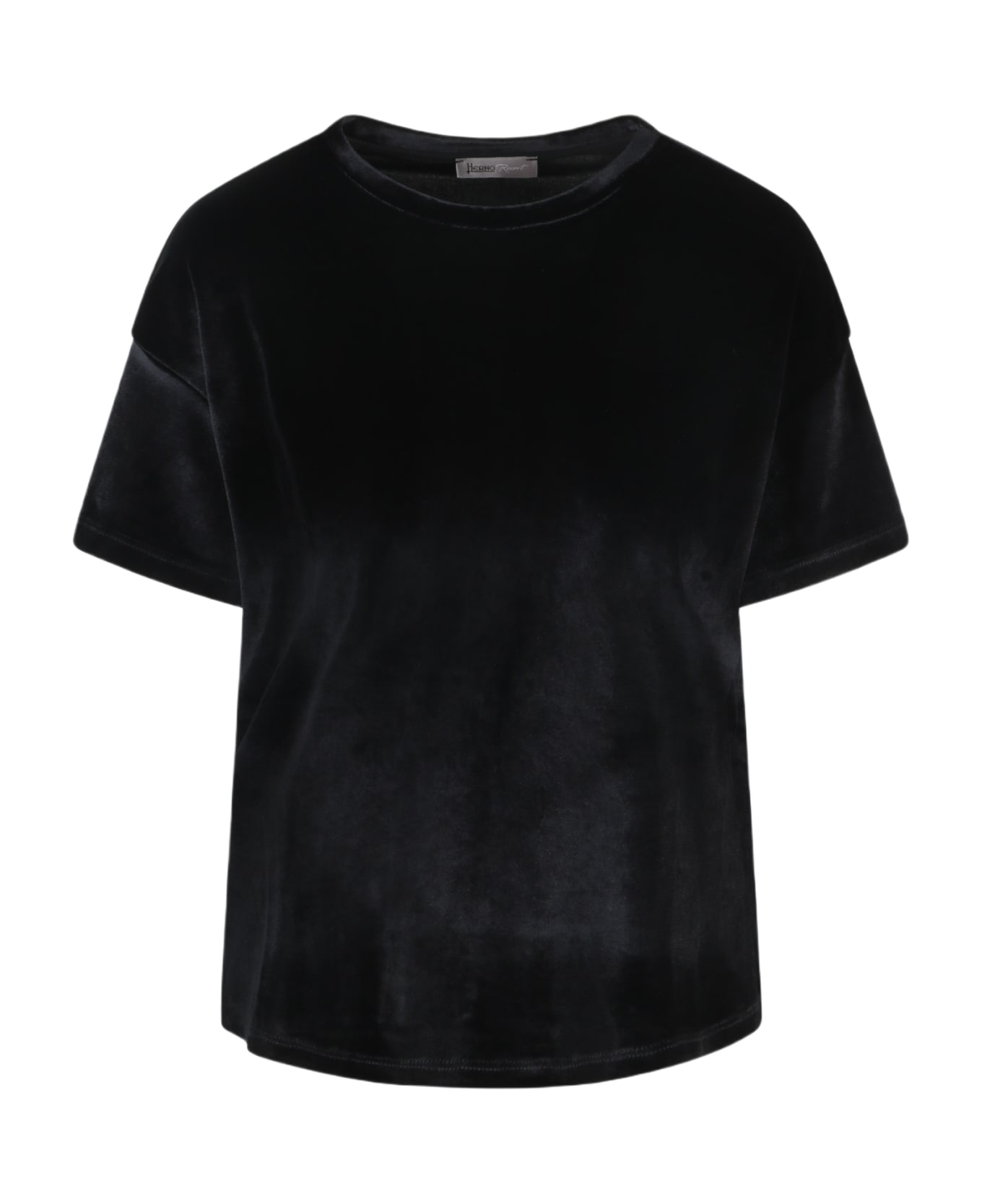 Herno Chenille Resort T-shirt - Black