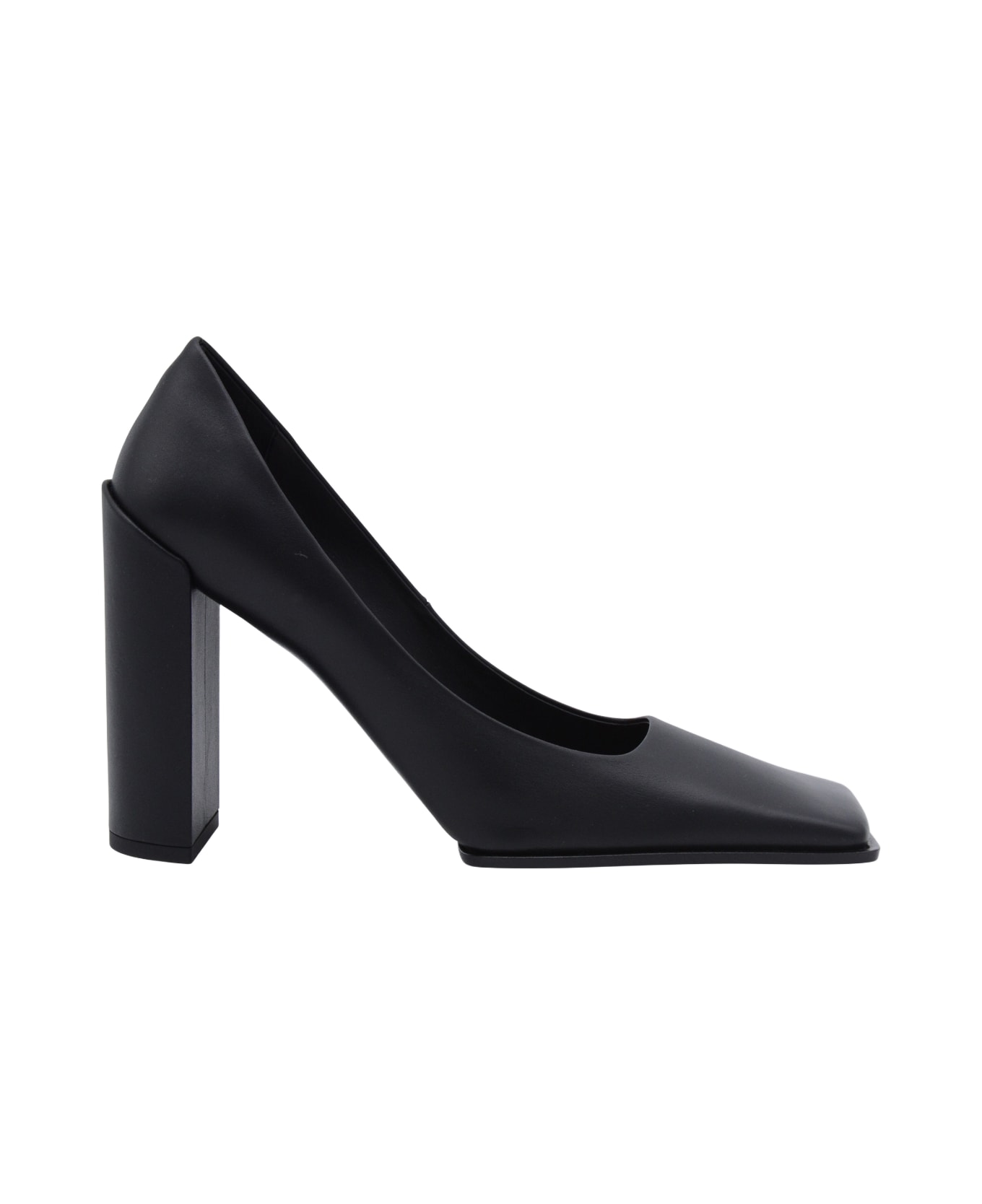 Alaia Black Leather Pumps - Black