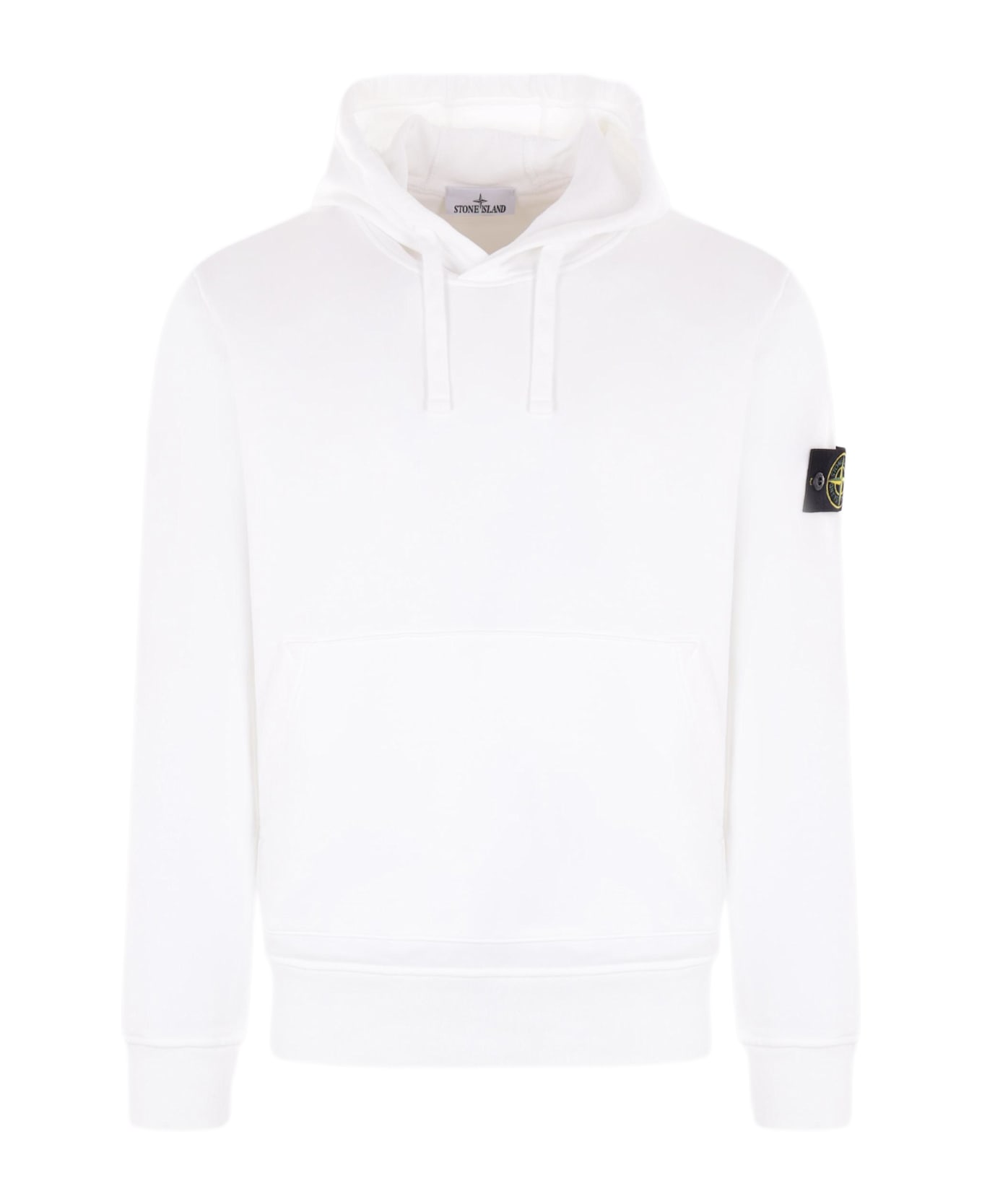 Stone Island Jersey Hoodie With Logo Badge - MULTICOLOUR