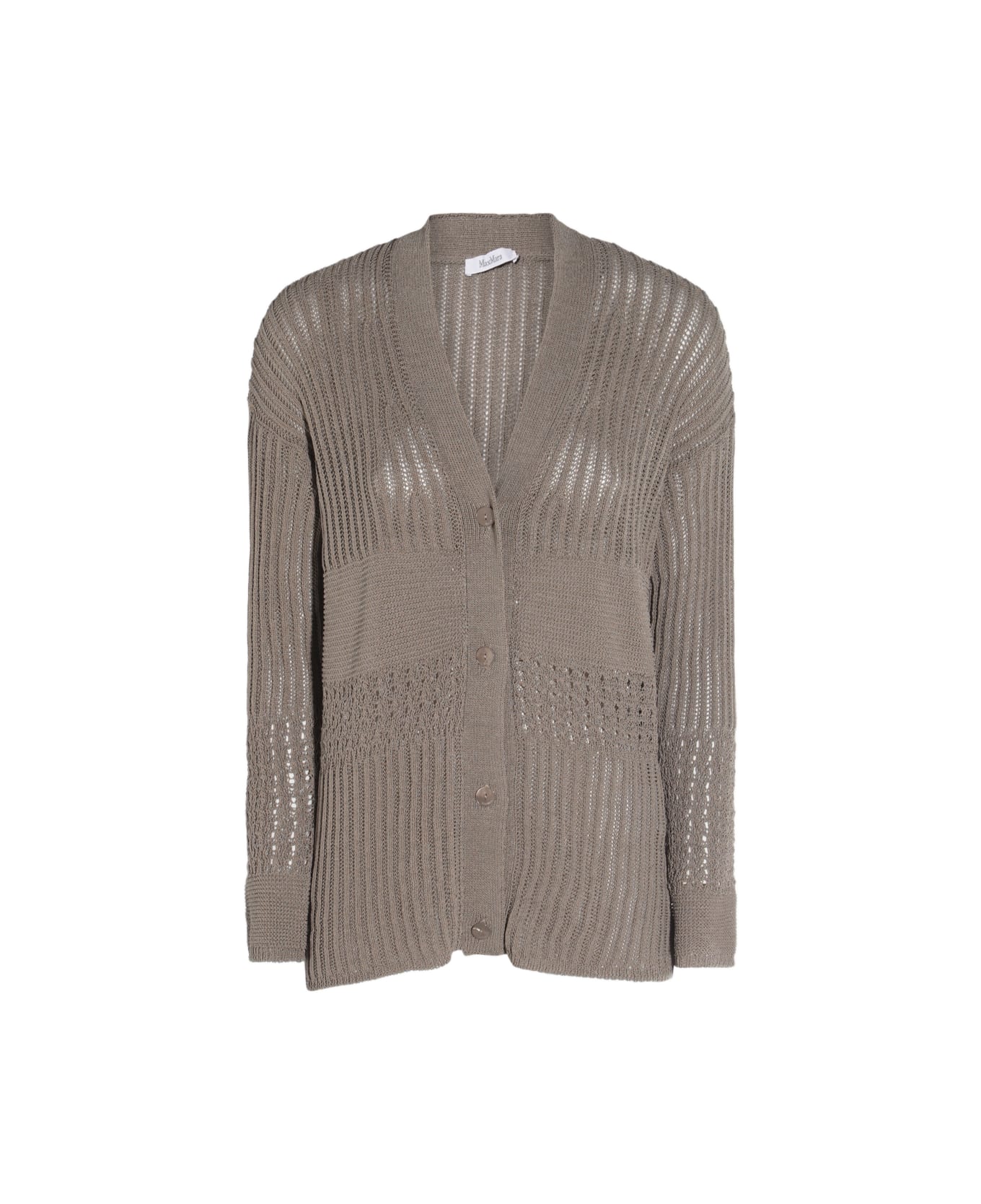 Max Mara Grey Cotton March Knitwear - Rope