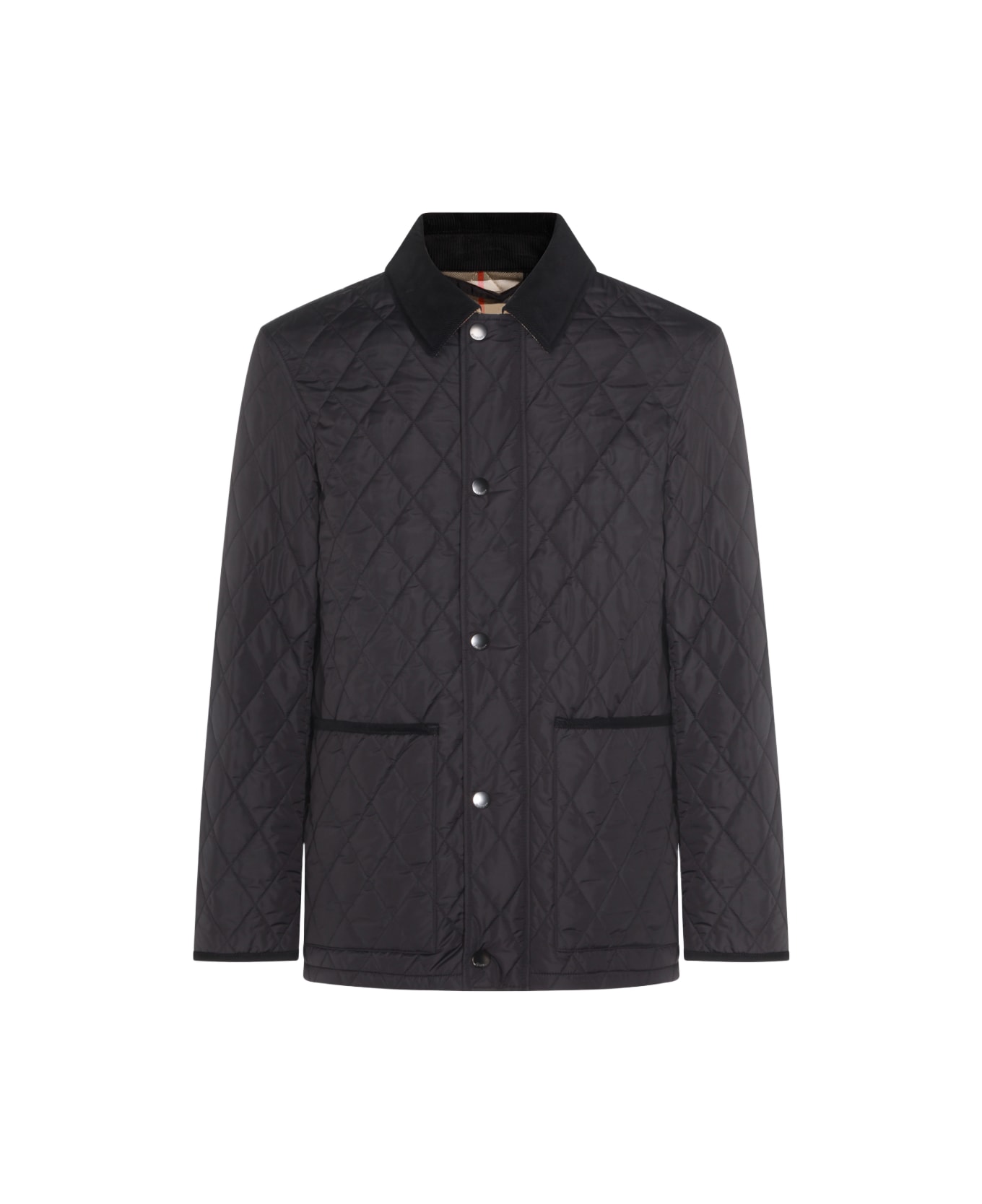 Burberry Black Down Jacket - Black