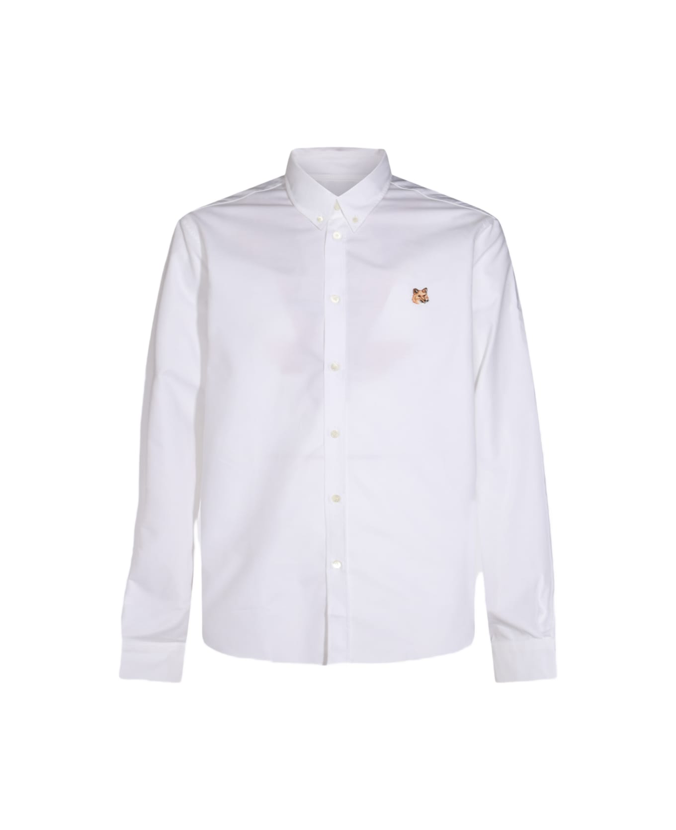 Maison Kitsuné White Cotton Shirt - White