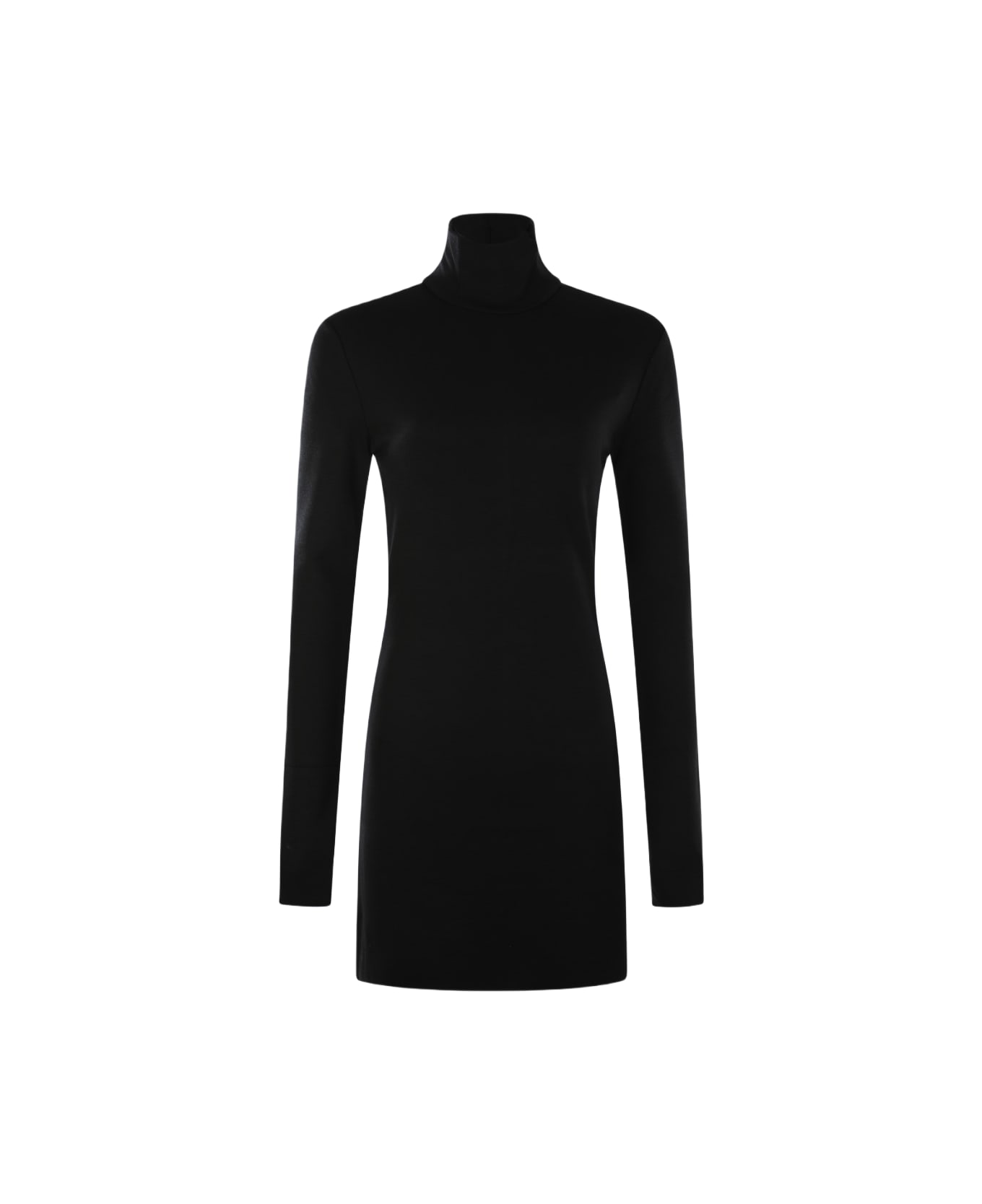 Ami Alexandre Mattiussi Black Wool Dress - Black