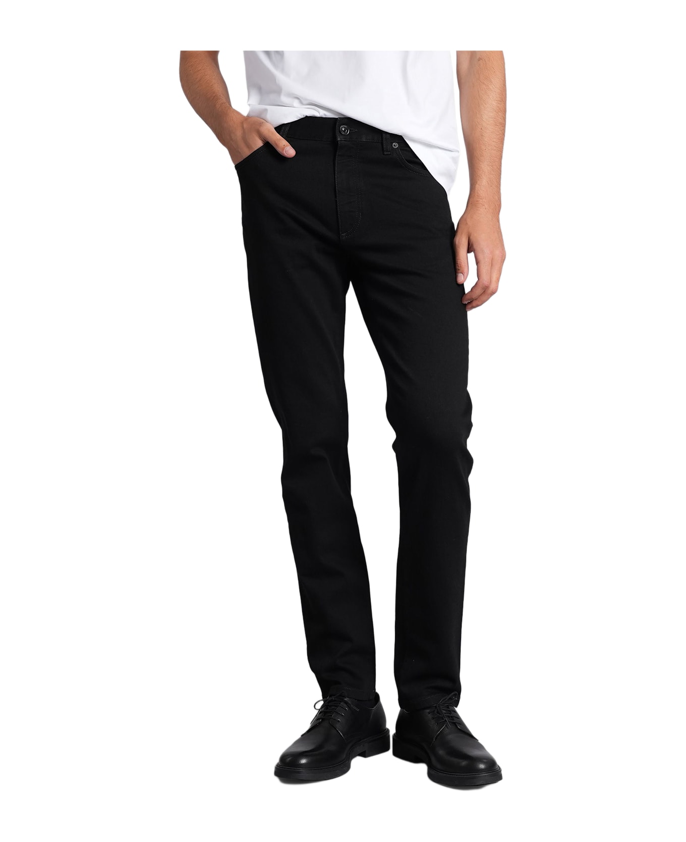 Zegna Jeans In Black Denim - black