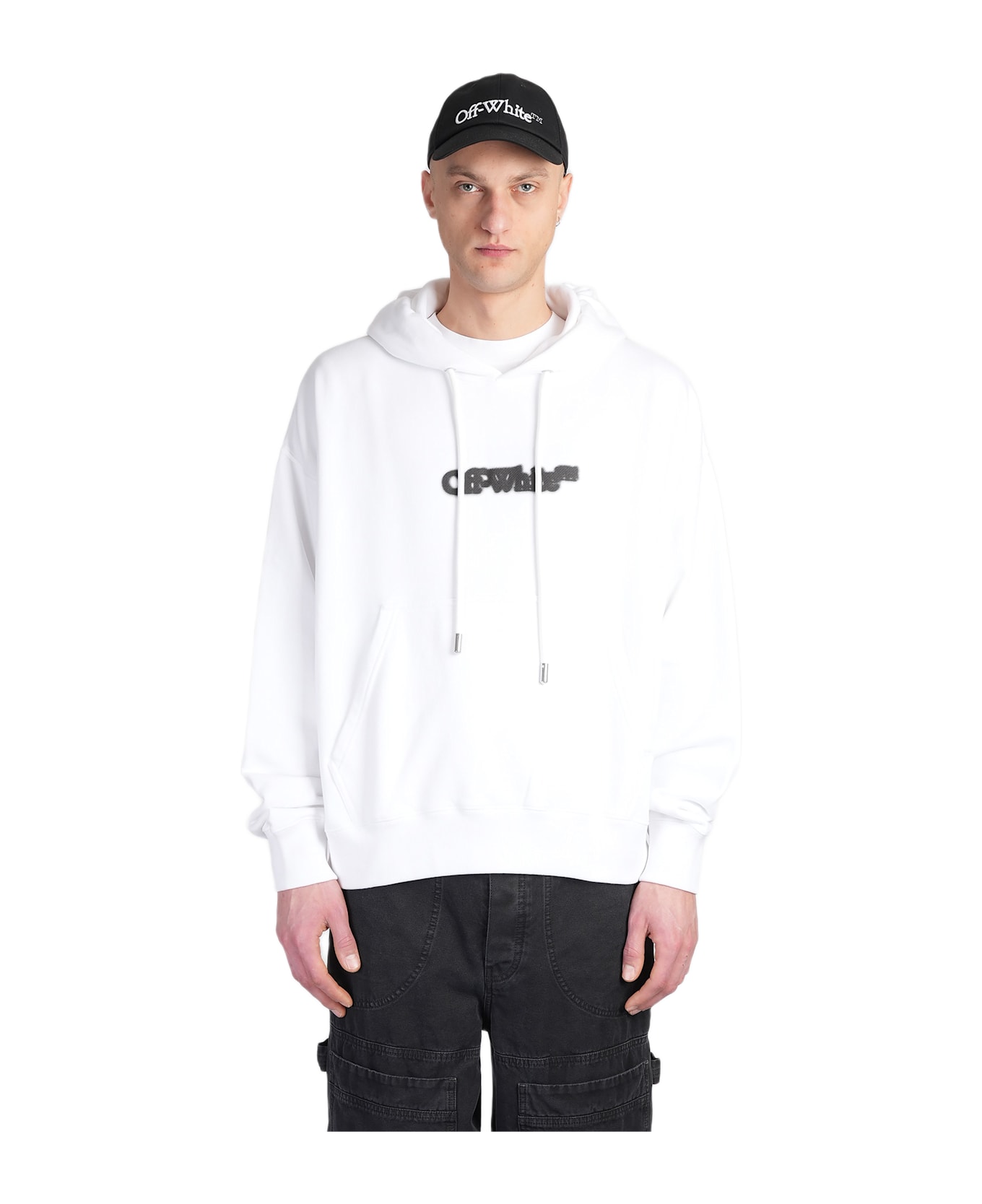Off-White Sweatshirt In White Cotton - White - Black