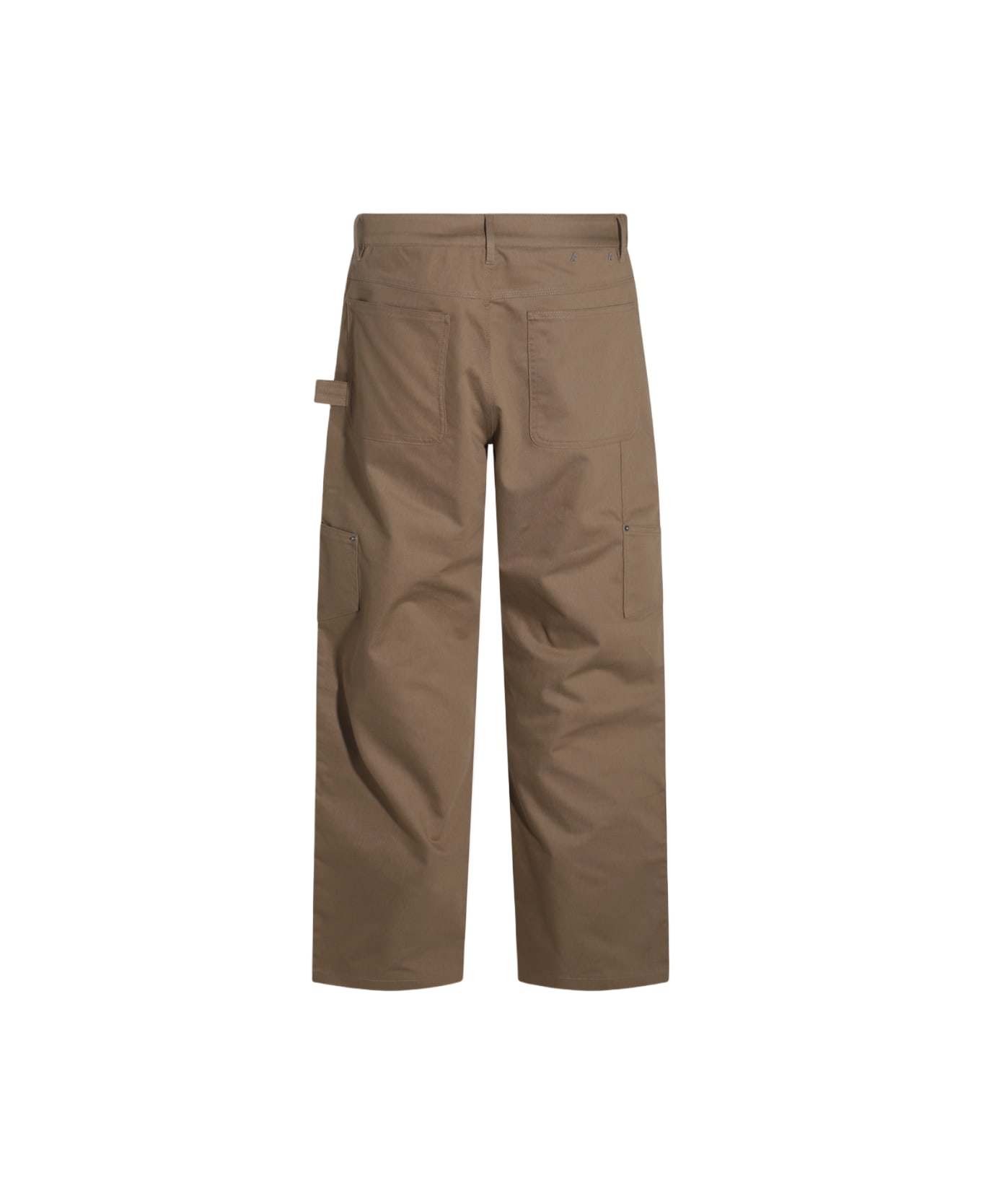 Golden Goose Brown Cotton Pants - Beige
