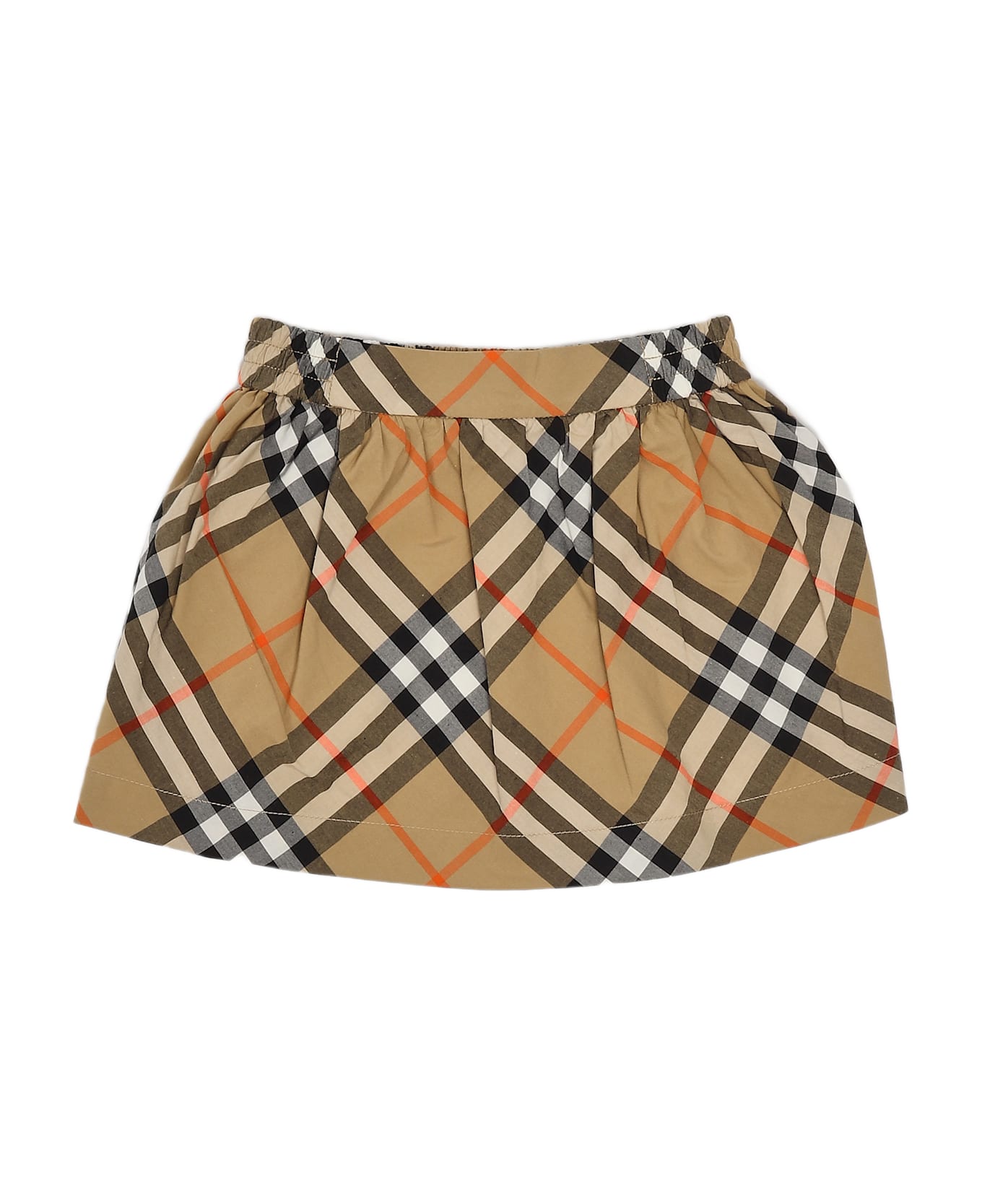 Burberry Kelsey Skirt Skirt - CHECK BEIGE