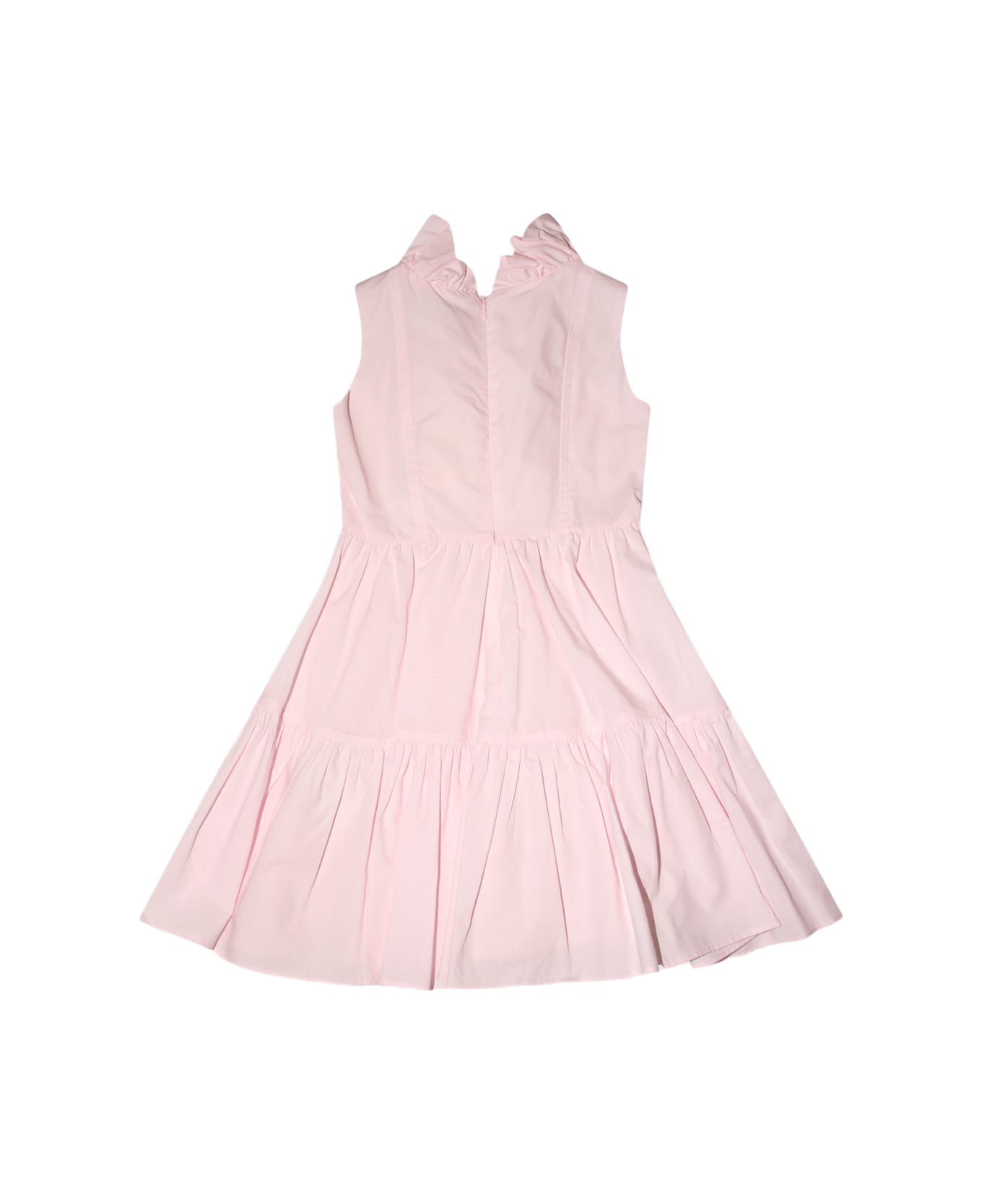 Monnalisa Antique Pink Cotton Dress - Pink