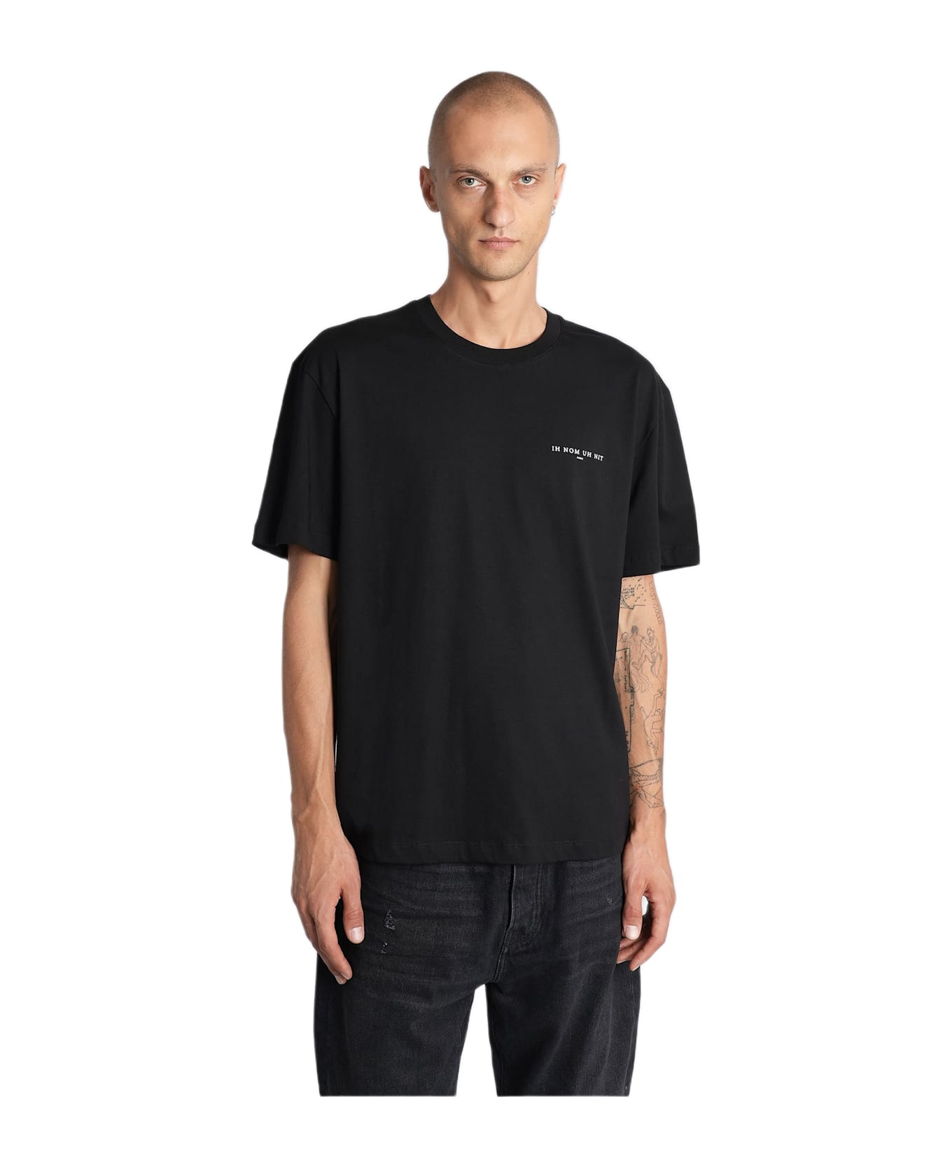 ih nom uh nit T-shirt In Black Cotton - black
