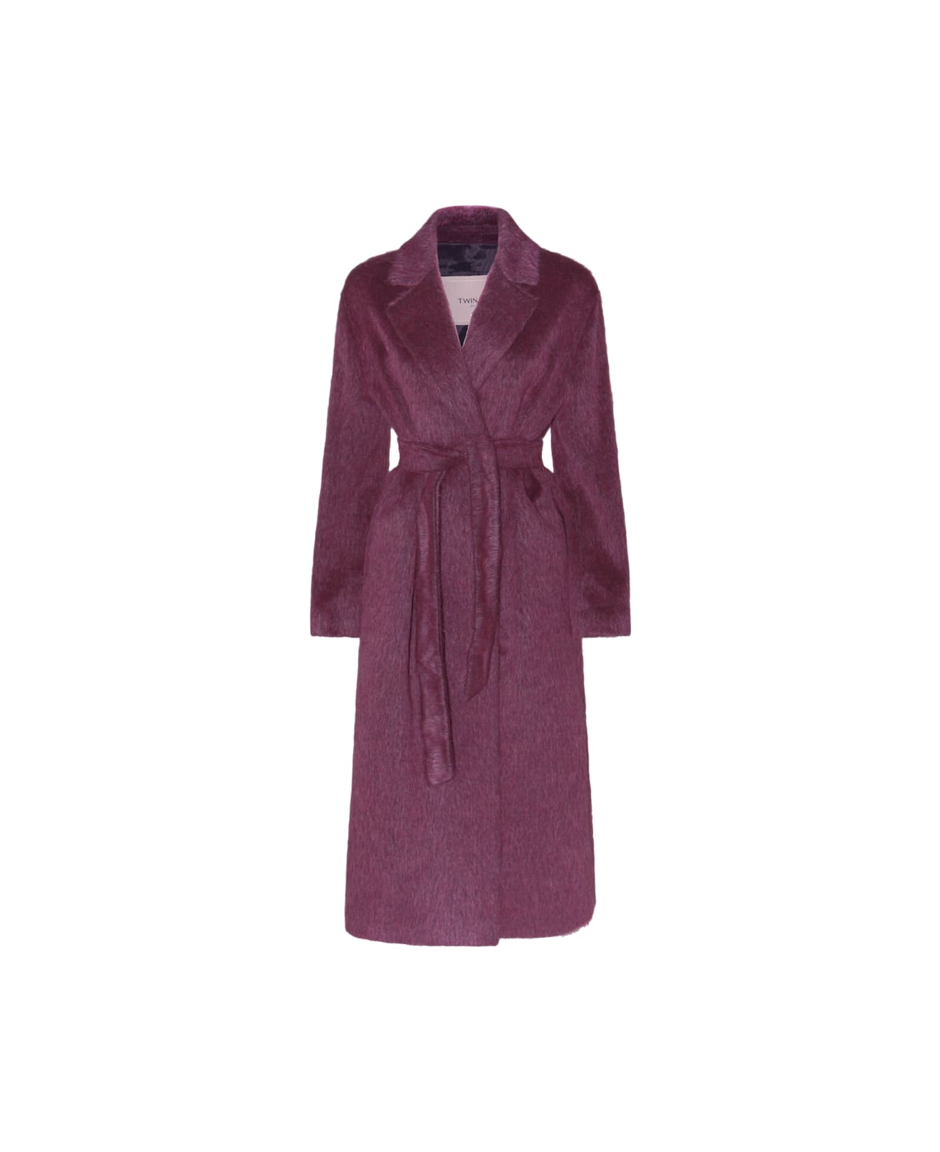TwinSet Purple Coat - PURPLE EDEN