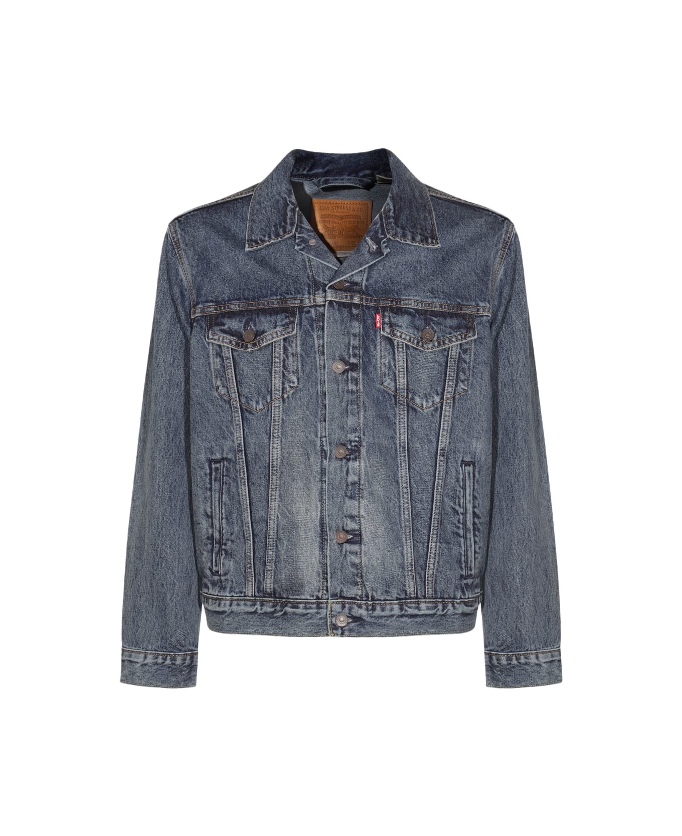 Levi
s Blue Cotton Denim Jacket - Broadway Terrace Trucker