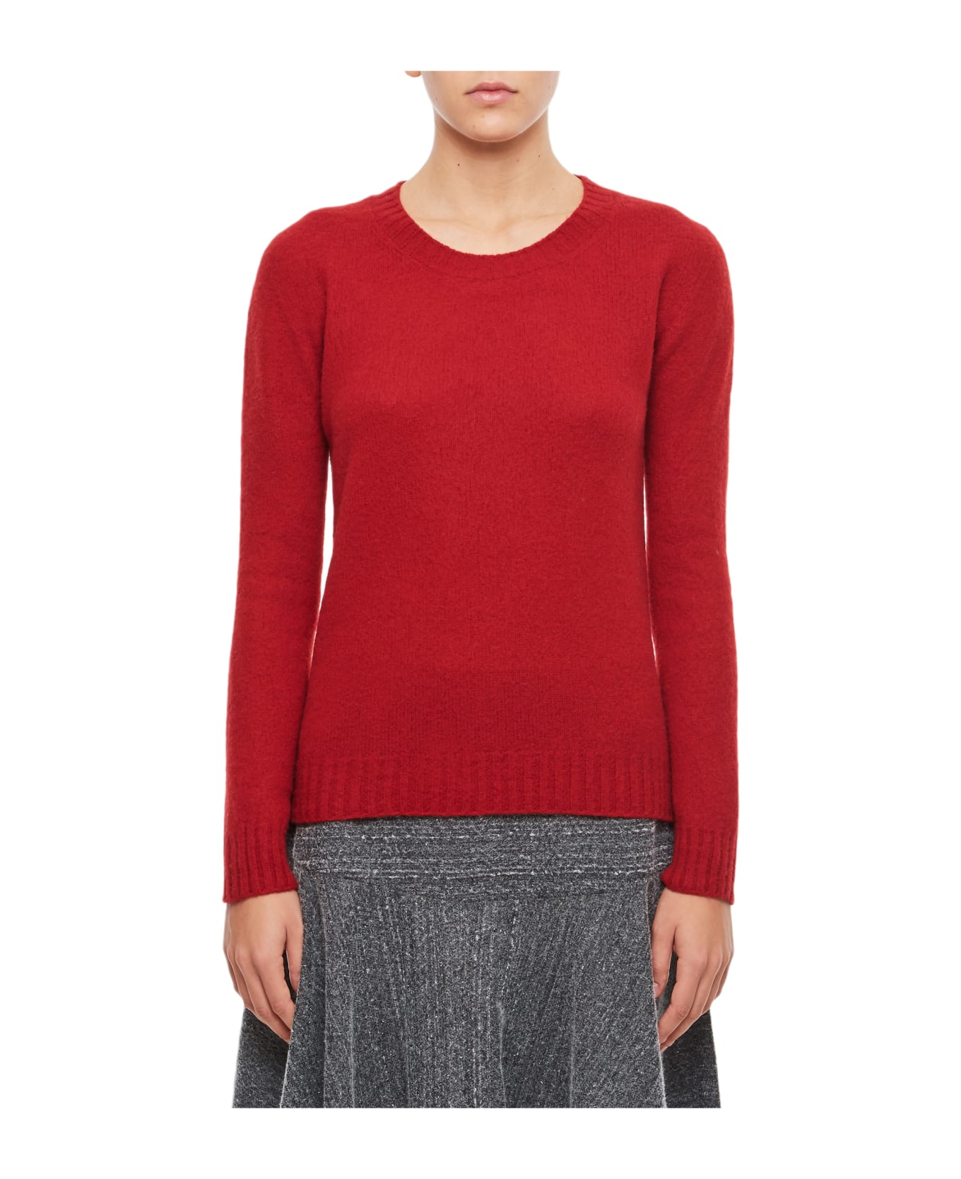 Drumohr Lambswool Sweater - Red ニットウェア