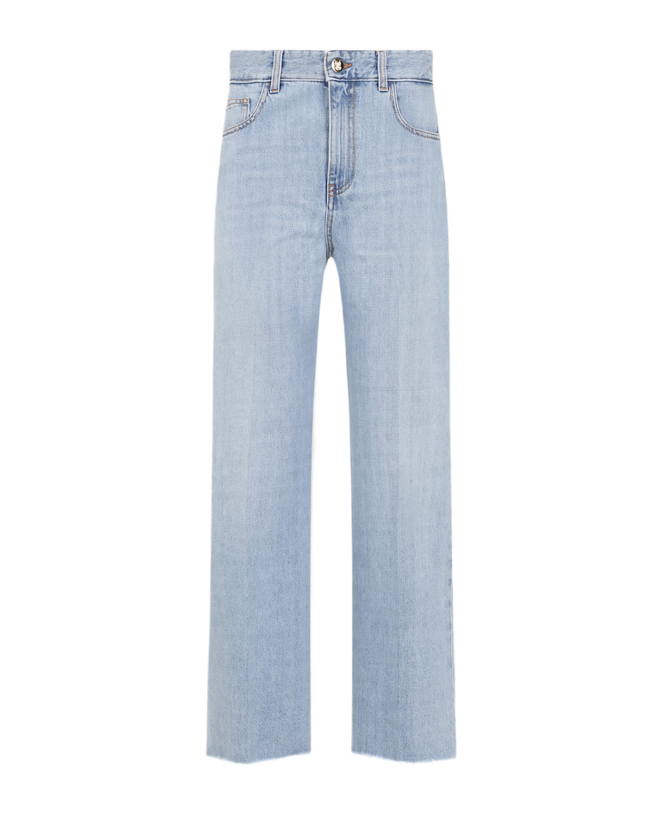 Giambattista Valli Cotton Jeans - Blue